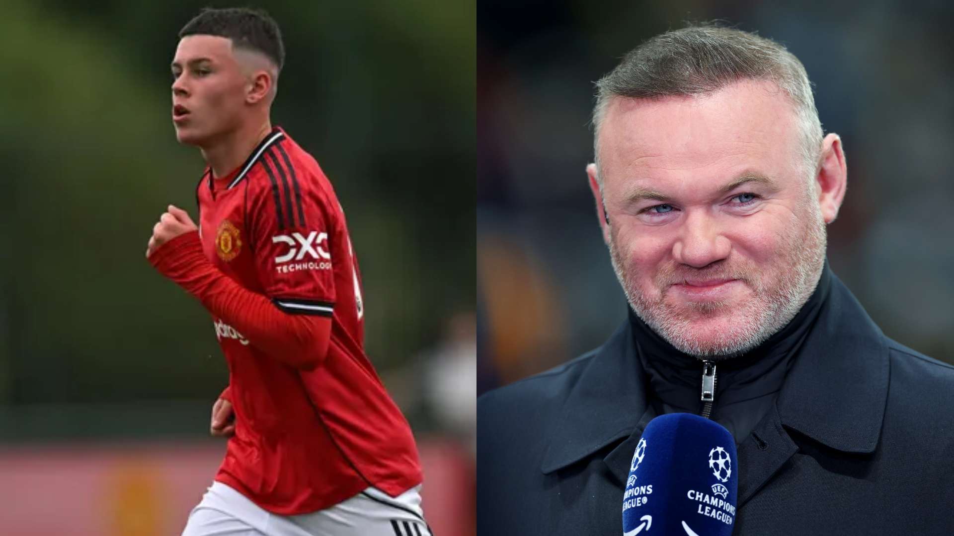 Wayne Rooney watches son Kai comes on as sub for Man Utd U18s  