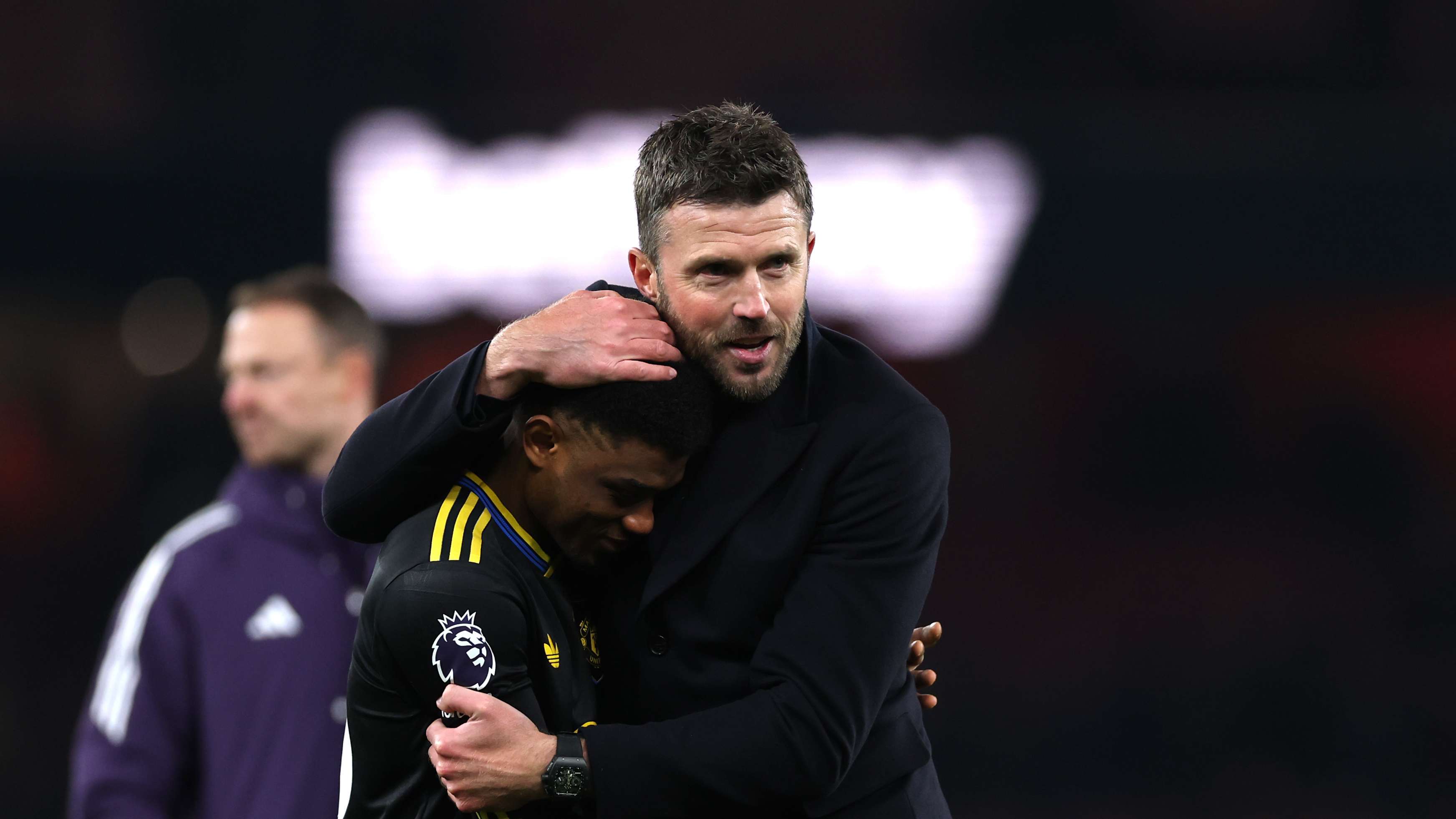 'Really happy' Amad backs Carrick for Man Utd job  