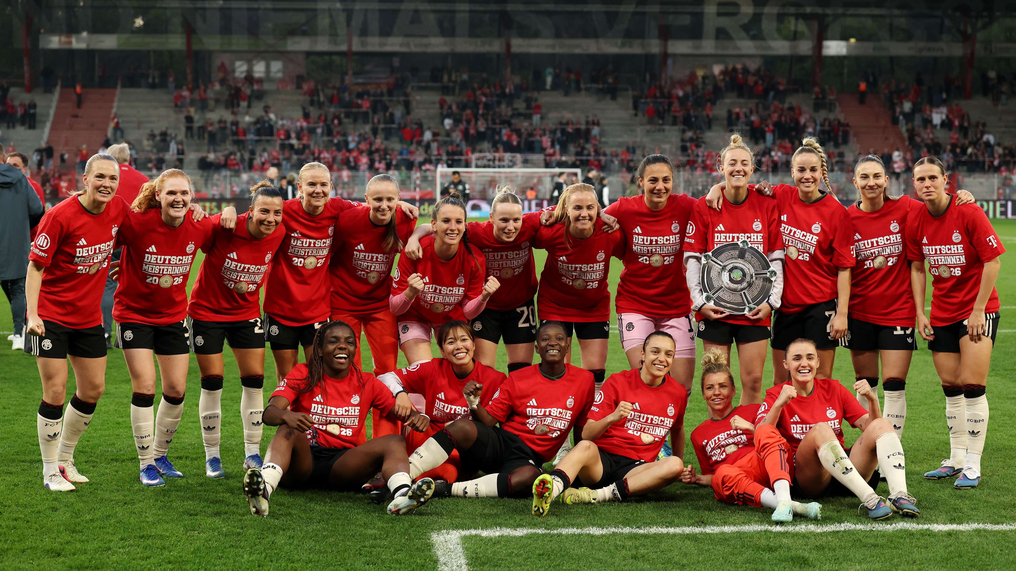 Bayern women win title yet again as Stanway bows out in style  