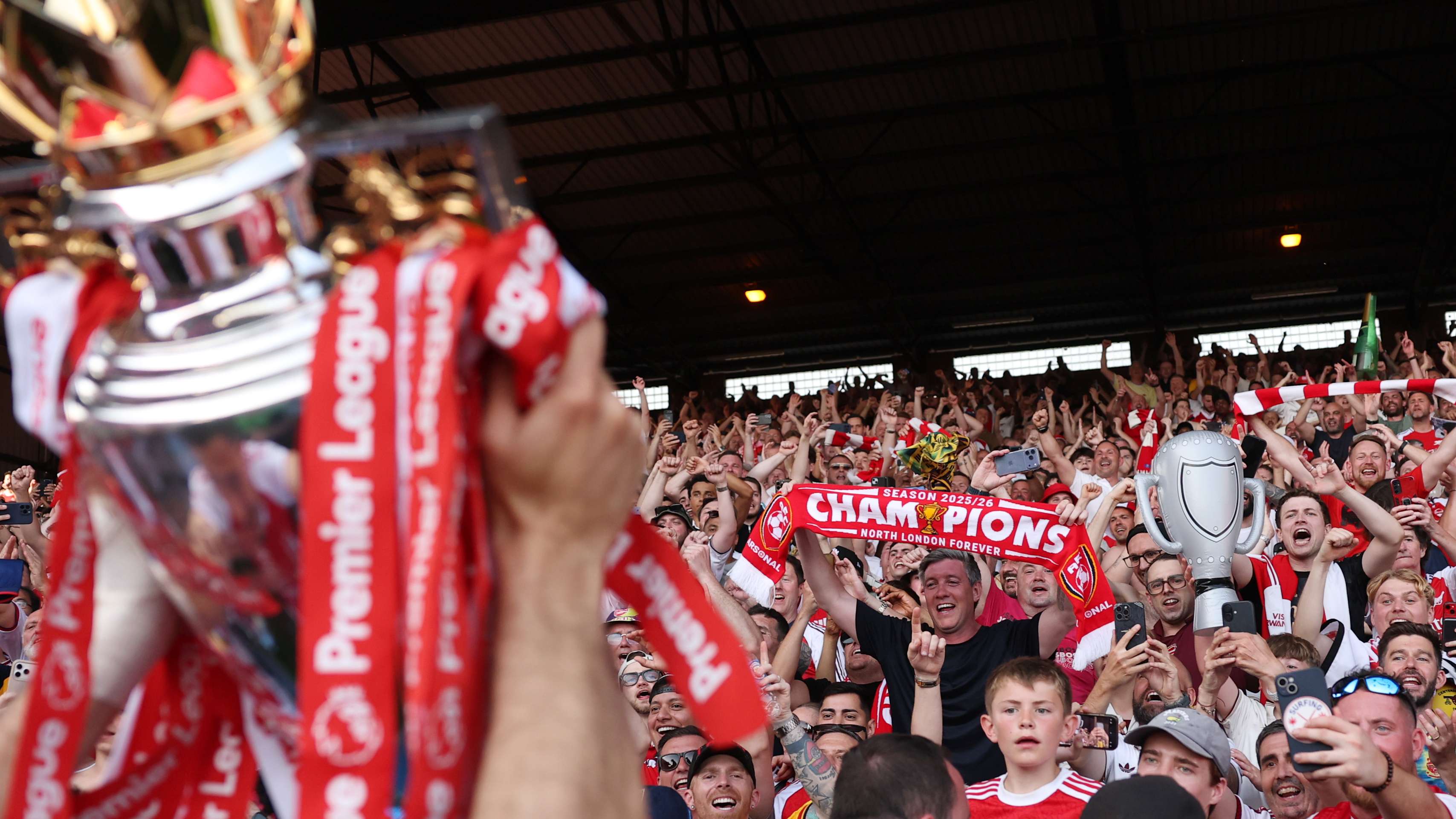 Two Arsenal fans arrested for 'pretending to be stewards'  