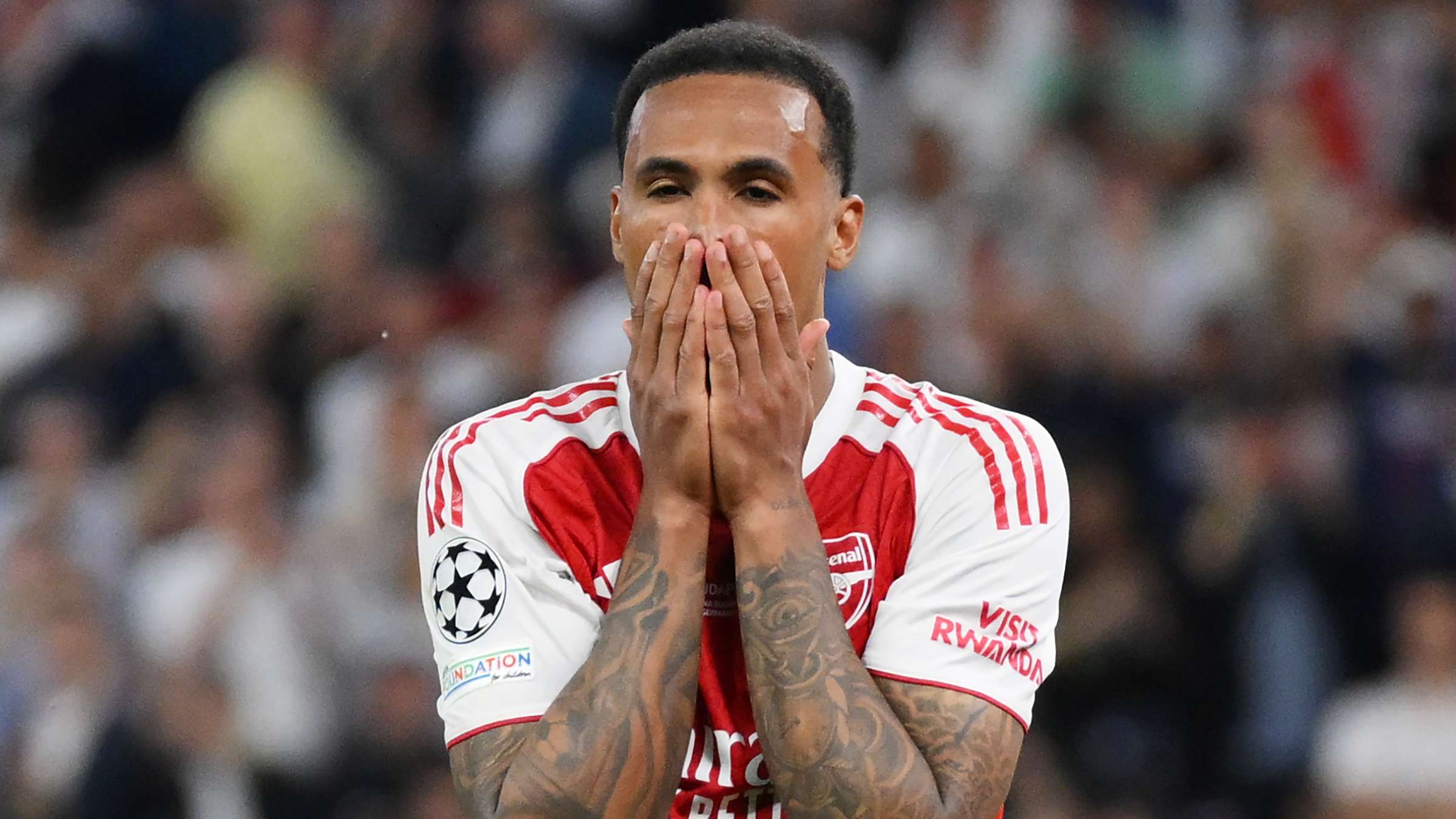 Rice defends 'devastated' Gabriel and Eze after CL final heartbreak  