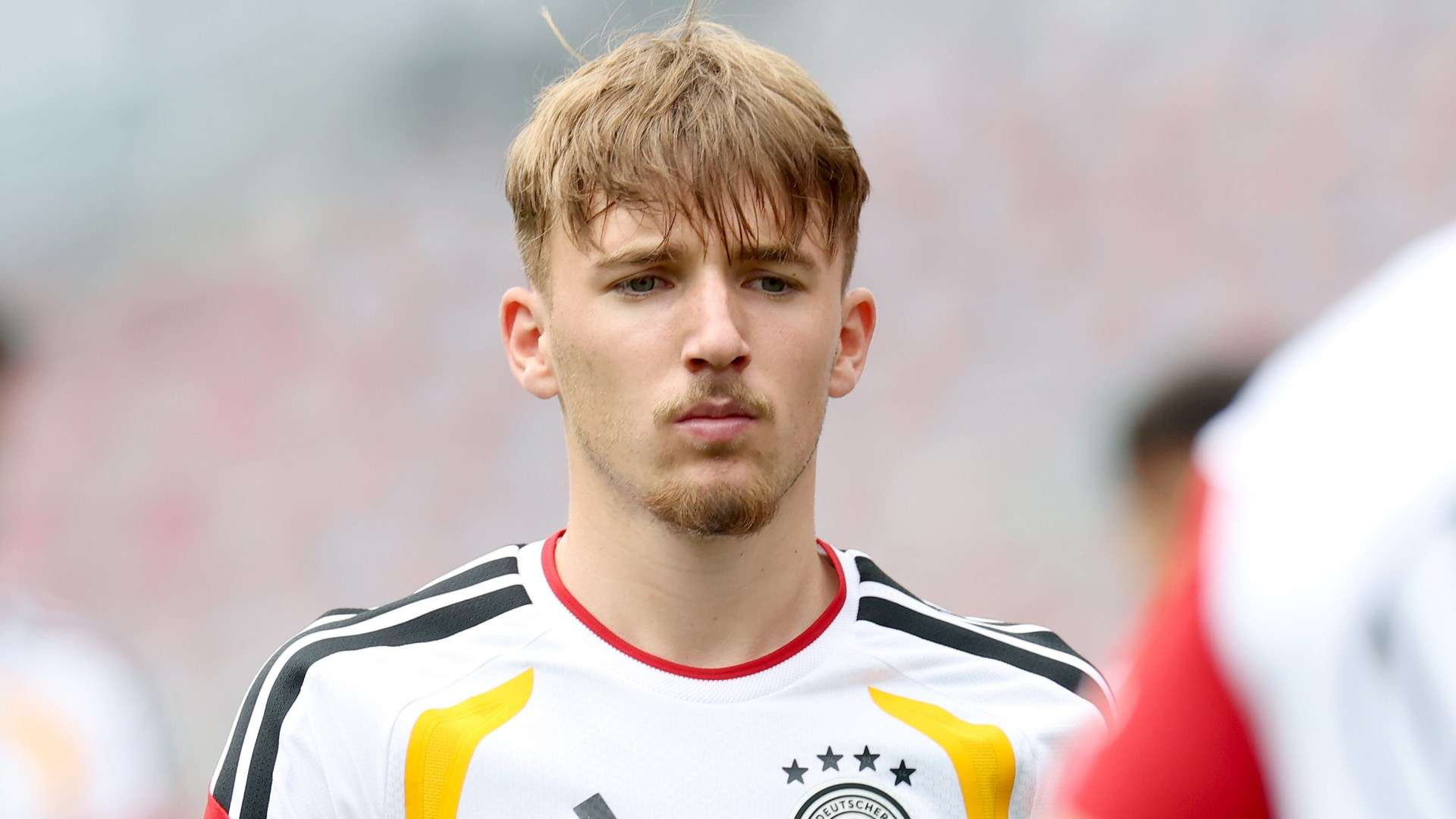 Tough break: World Cup unlucky charm Karl suffered an injury after the DFB training session  