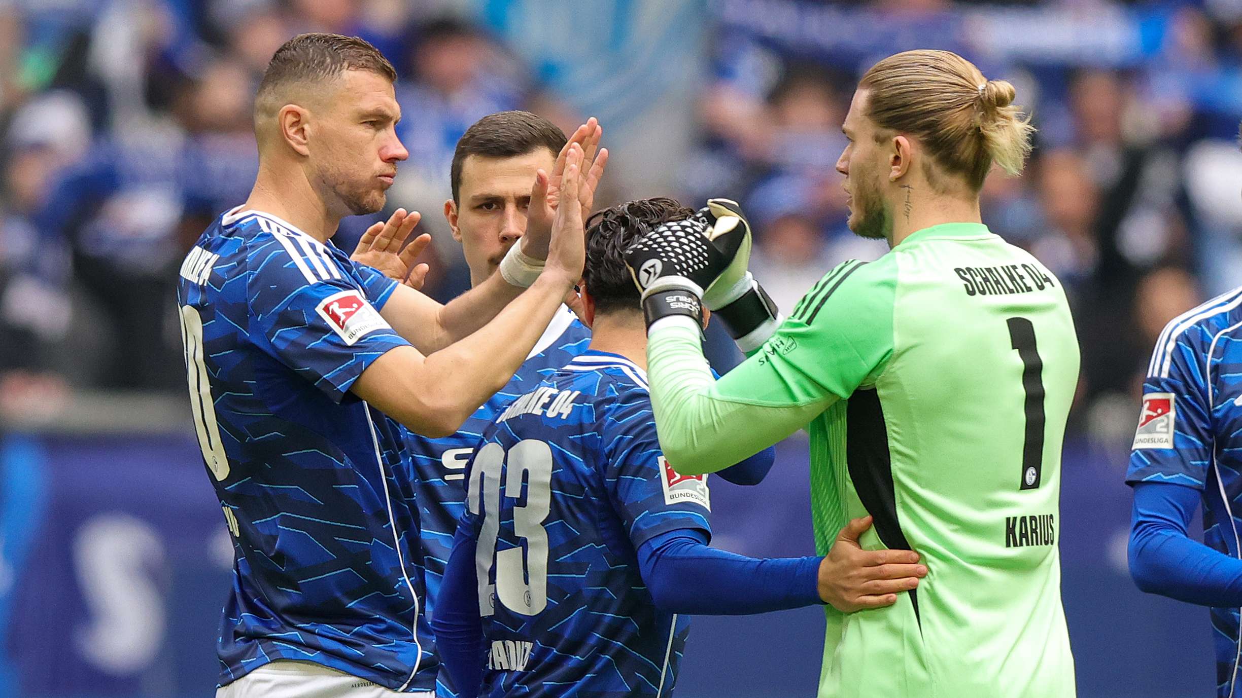 Karius & Dzeko offered new contracts after lift second-tier side to Bundesliga return  