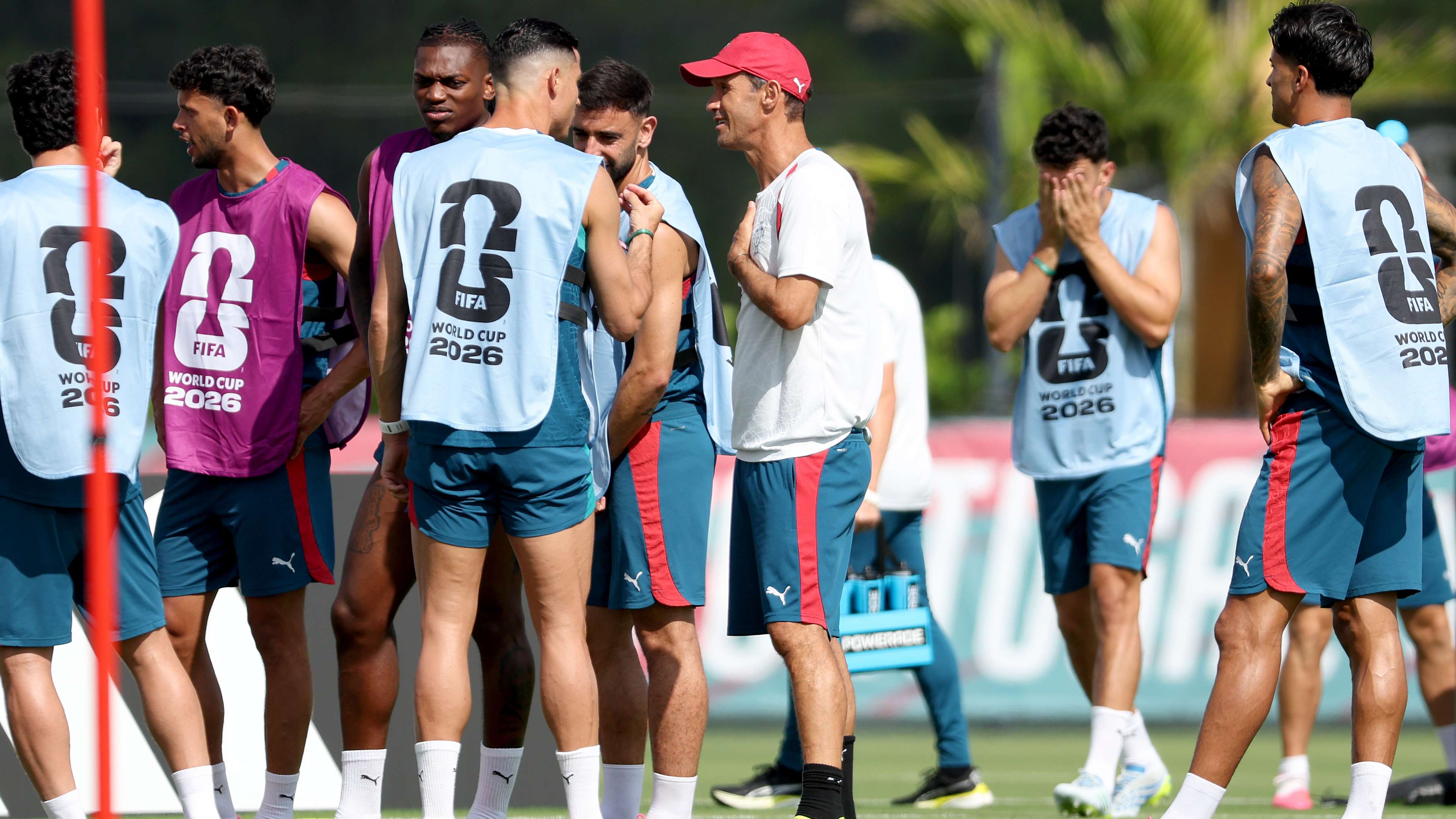 Ronaldo embraces Carvalho after death of Portugal assistant coach's dad  