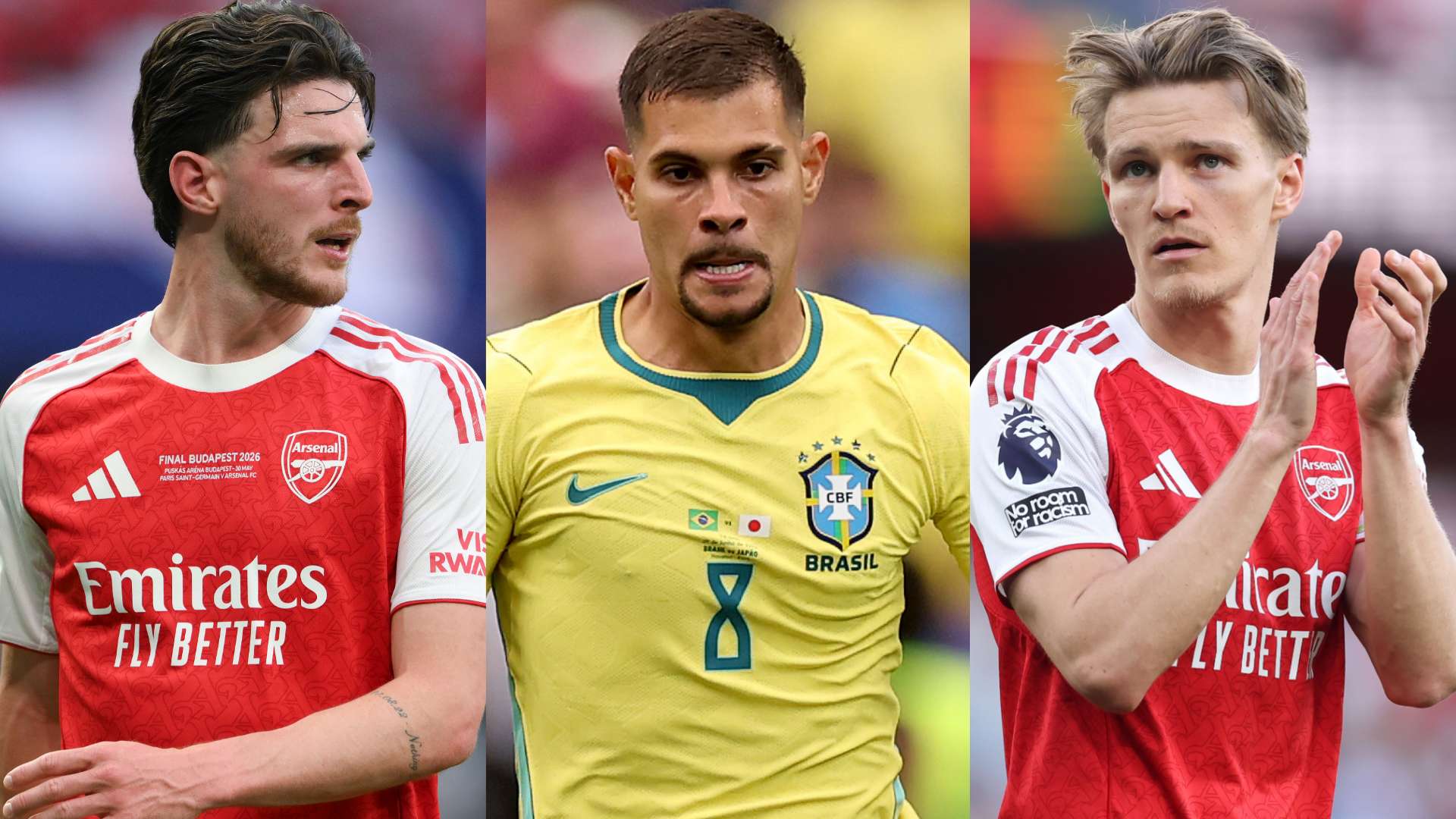 Does Guimaraes start? Odegaard sale mooted as Rice takes armband  