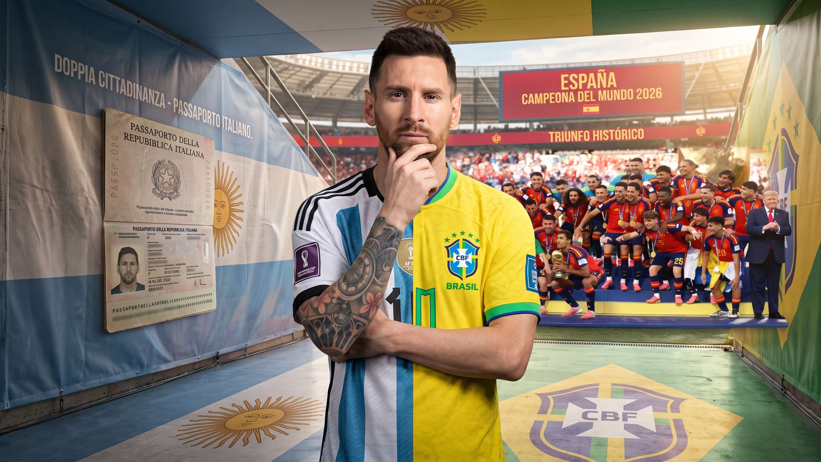 How Messi could have played for Brazil instead of Argentina  