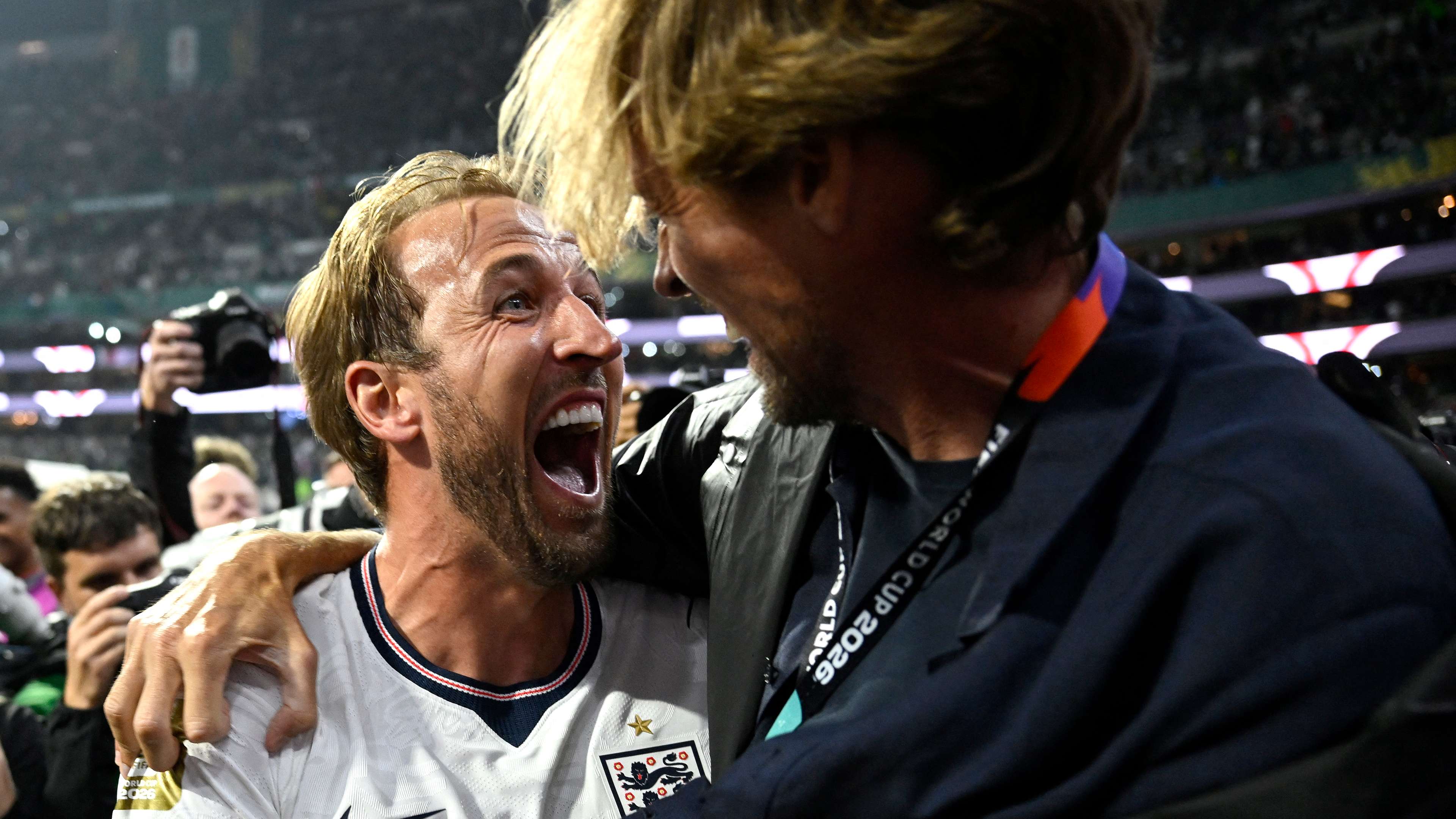 📽️ | Kane loses voice in hilarious interview following epic victory over Mexico  
