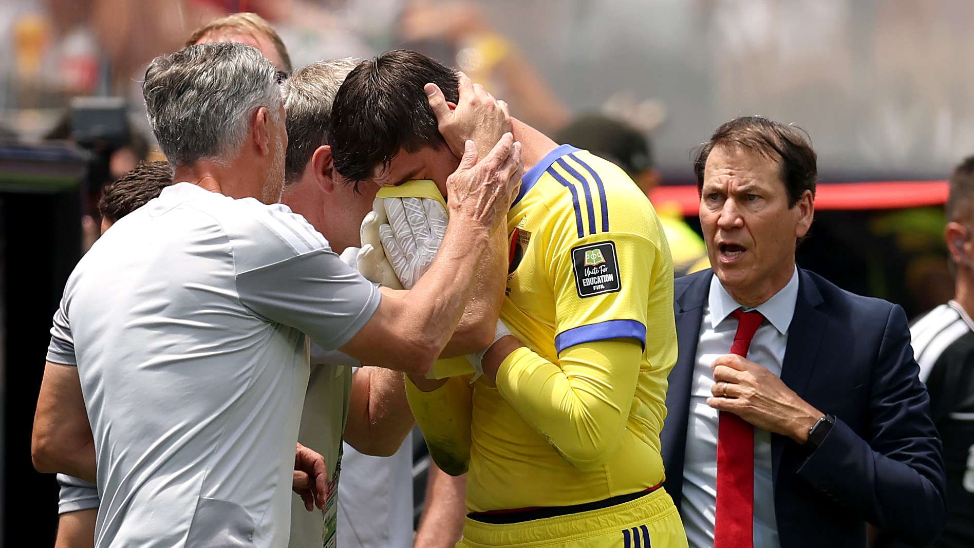 'I wanted to stay on' - Courtois on his injury exit before Spain winner  