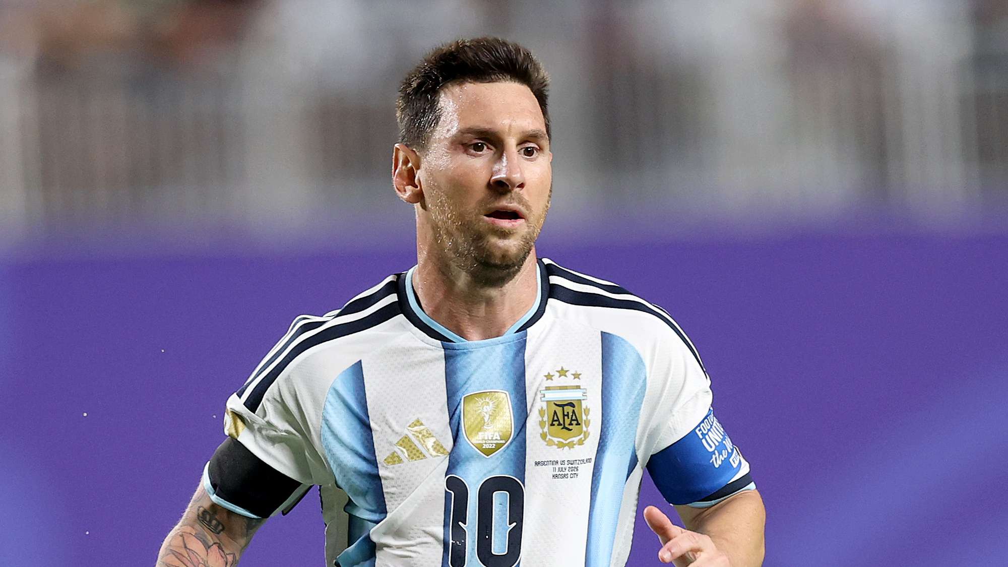 Revealed: Percentage of game time that Messi spends walking  