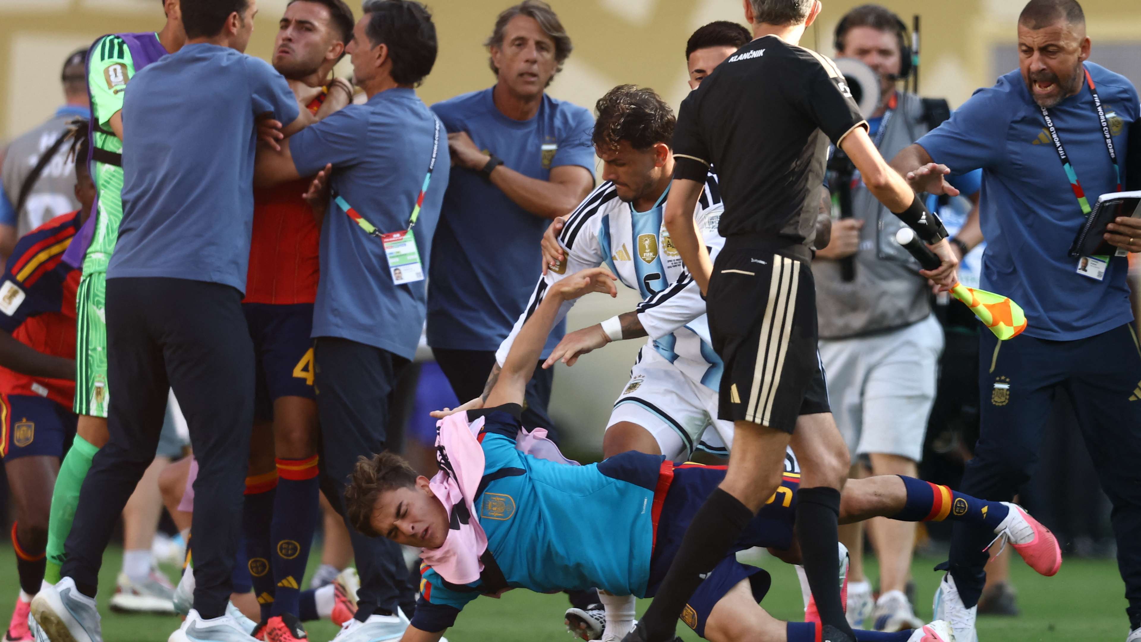 Paredes branded a 'disgrace' after 'embarrassing' World Cup final behaviour  