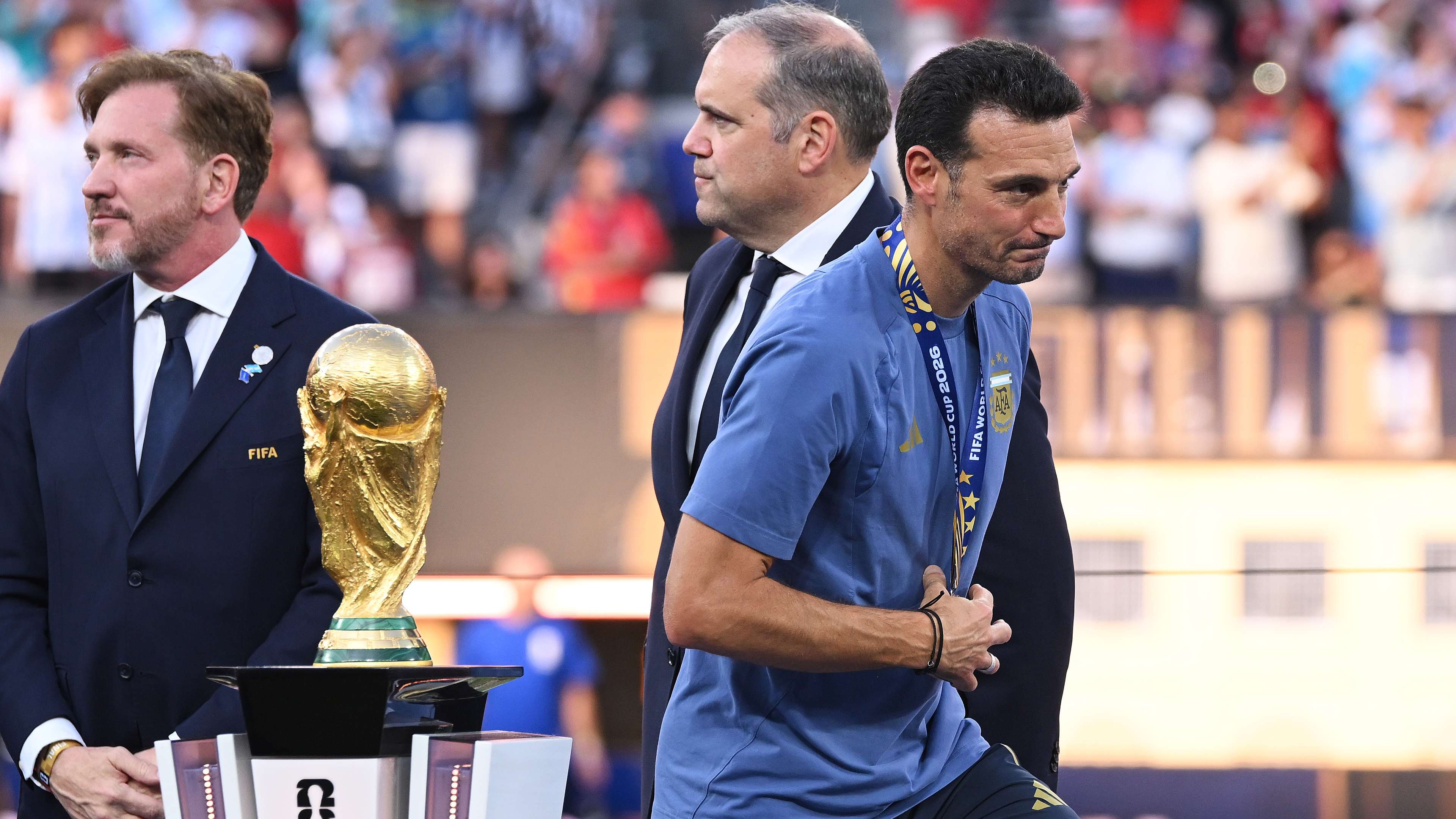 Broke down in tears again.. A candid admission from Scaloni regarding the World Cup final  