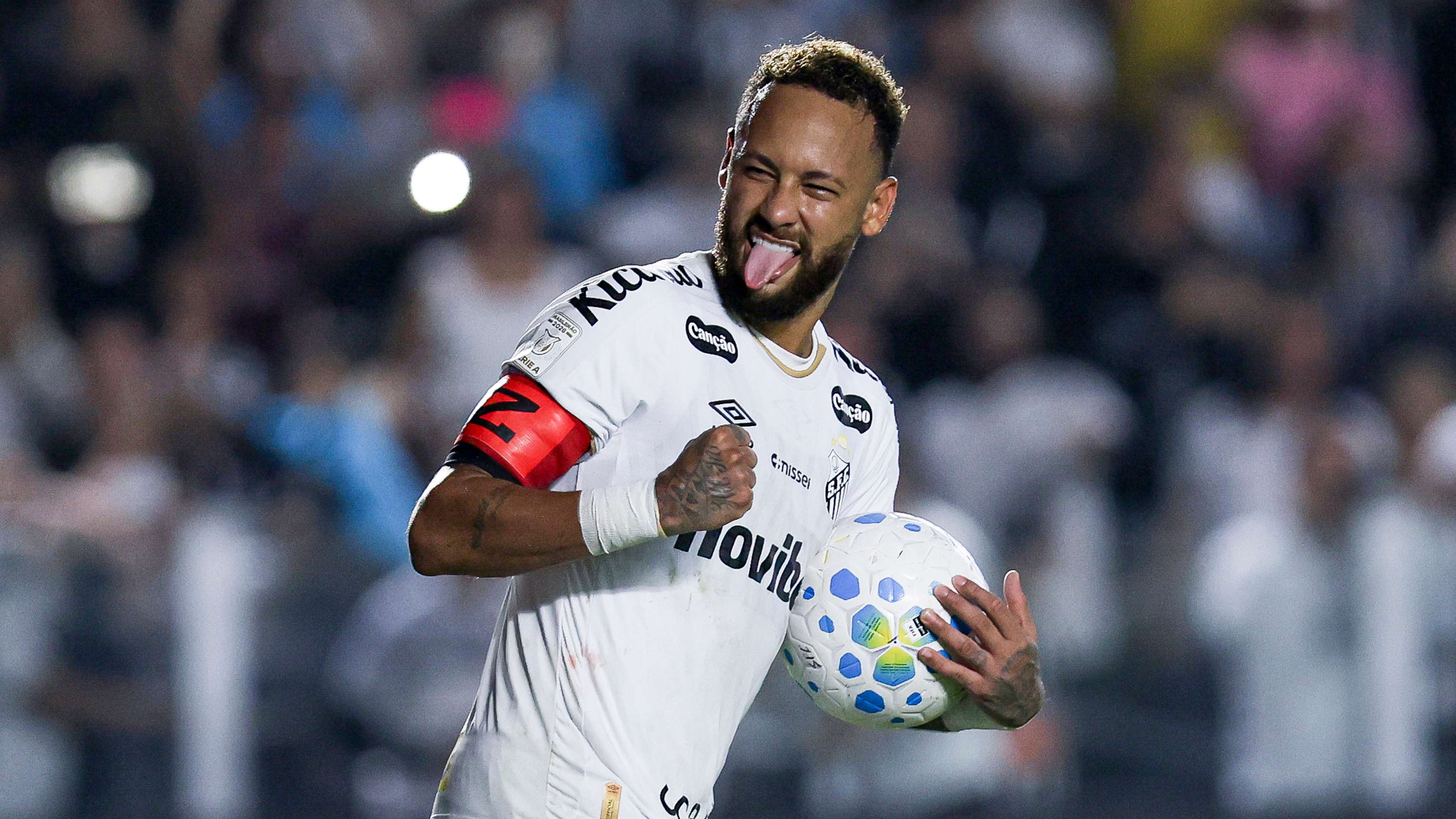 📽️ | Neymar scores brace for Santos & mocks critics  