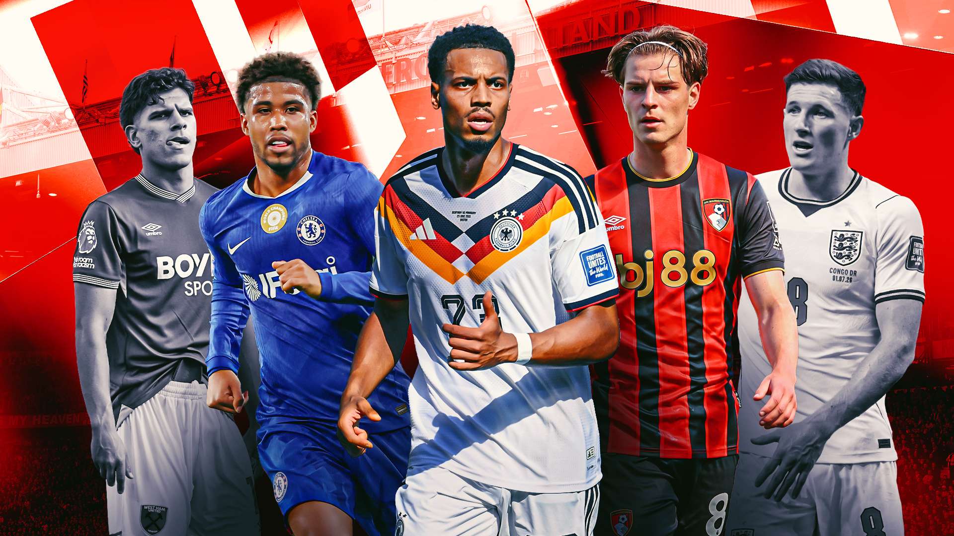 RANKED: Man Utd's midfield options after week of rejections  