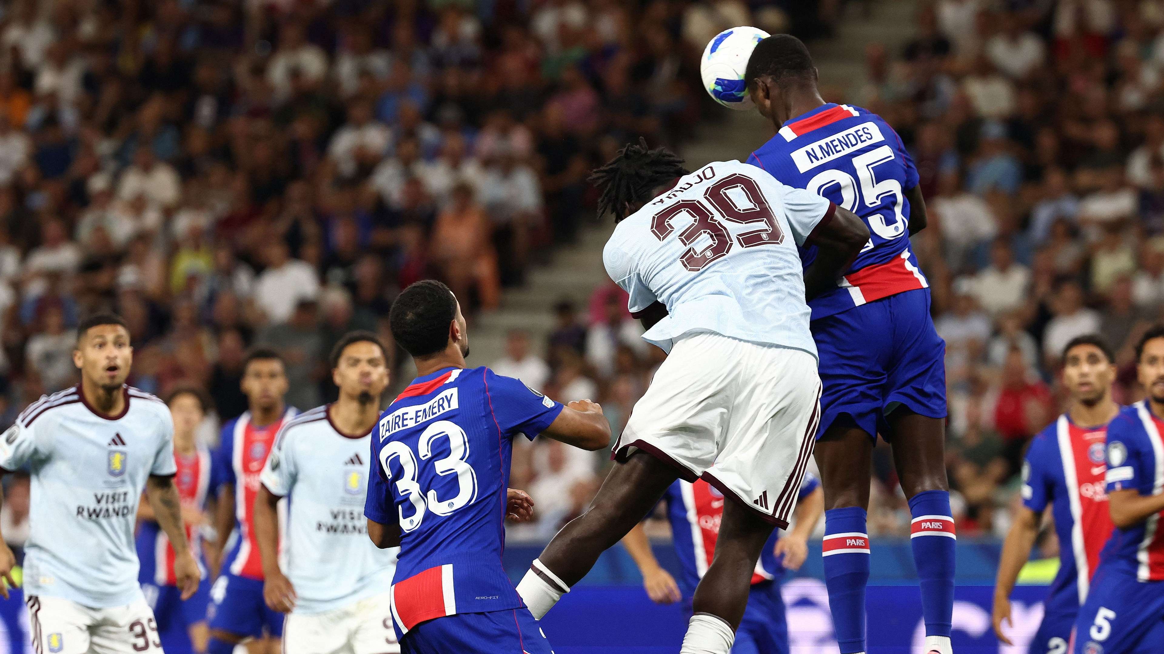 Aston Villa player achieves an unprecedented record through the gateway of the European Super Cup  