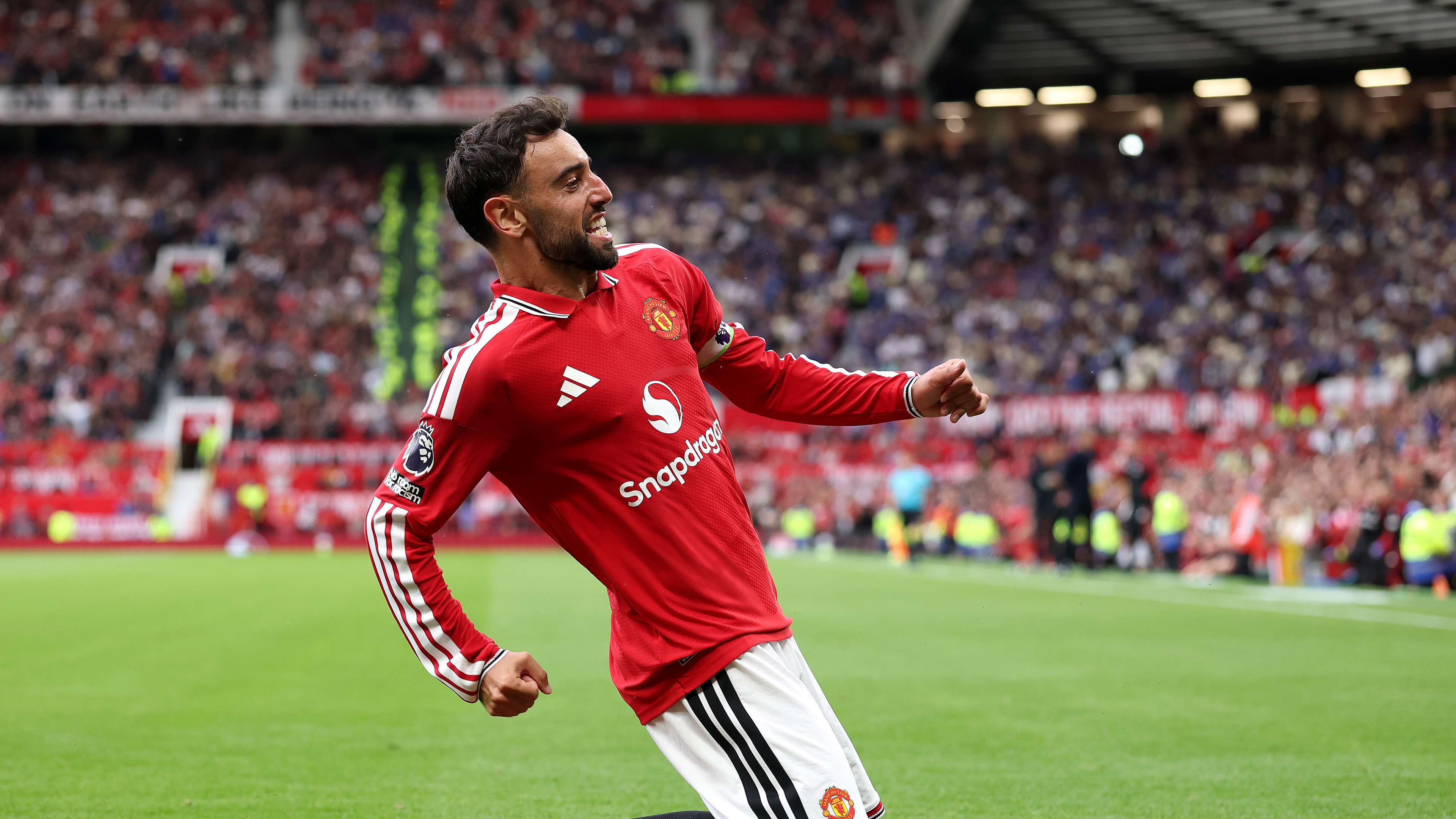 Video: Bruno's hat-trick leads Manchester United to tear Ipswich apart  