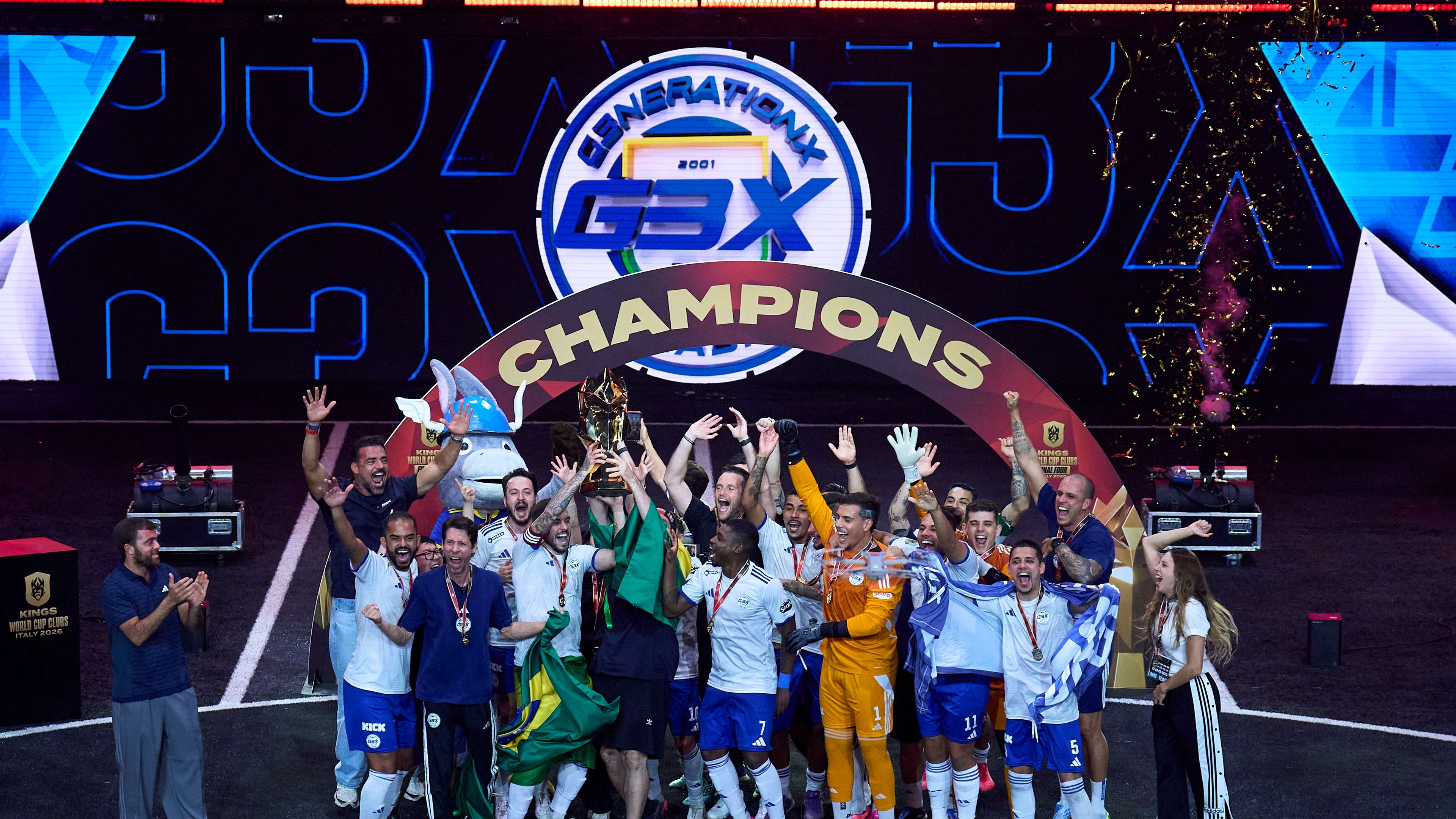 After a historic appearance by Derbah and Fawaz: Brazil break Spanish dominance to be crowned Kings League World Cup champions  