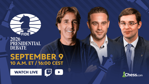 How To Watch The FIDE Presidential Debate On September 9  
