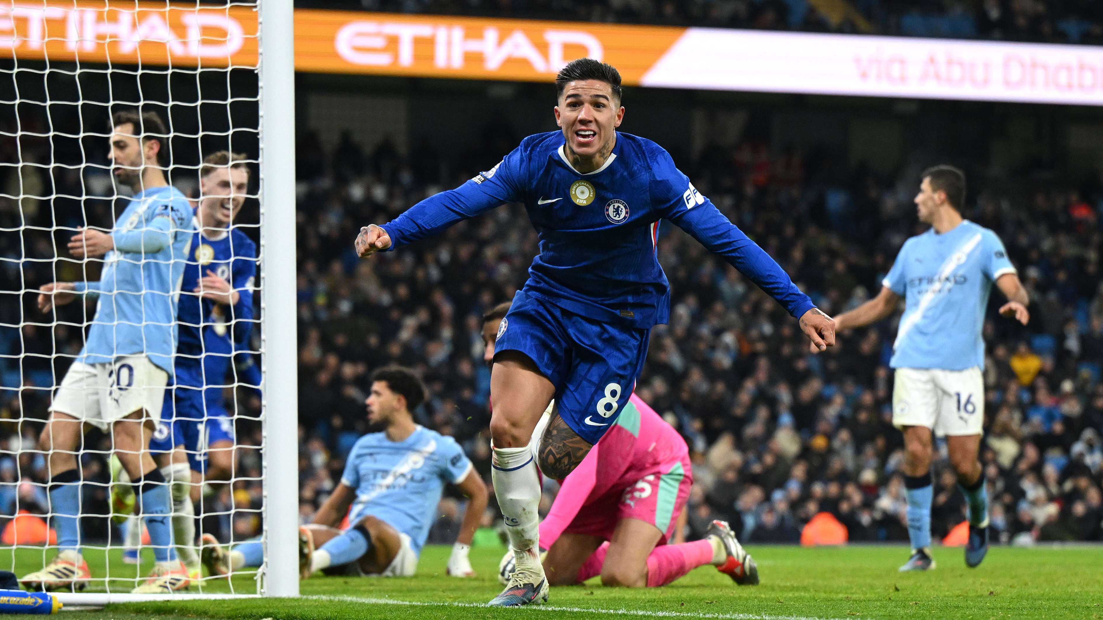Chelsea and Manchester City trade 350m pounds in post-takeover transfers  