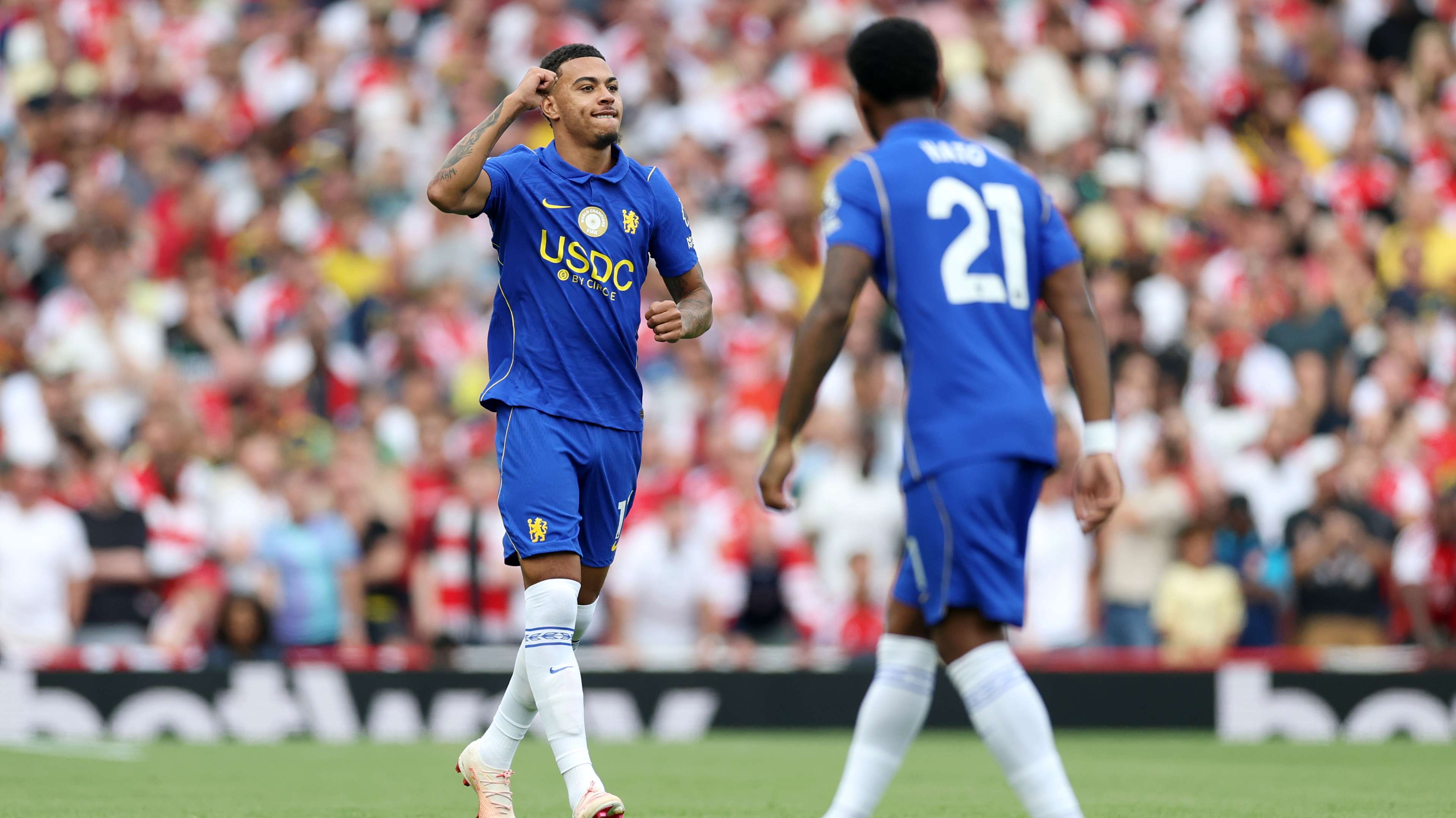 Arsenal fans aim brutal chant at Chelsea star Morgan Rogers  