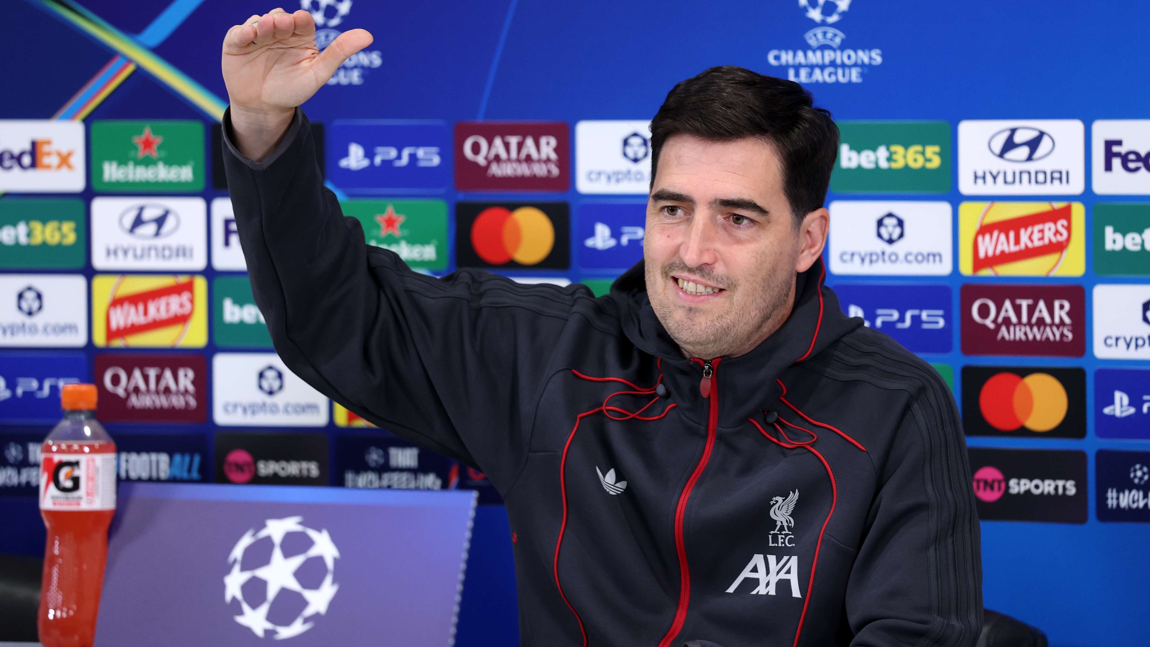Iraola: Let us see where we stand against a team like Atletico Madrid  