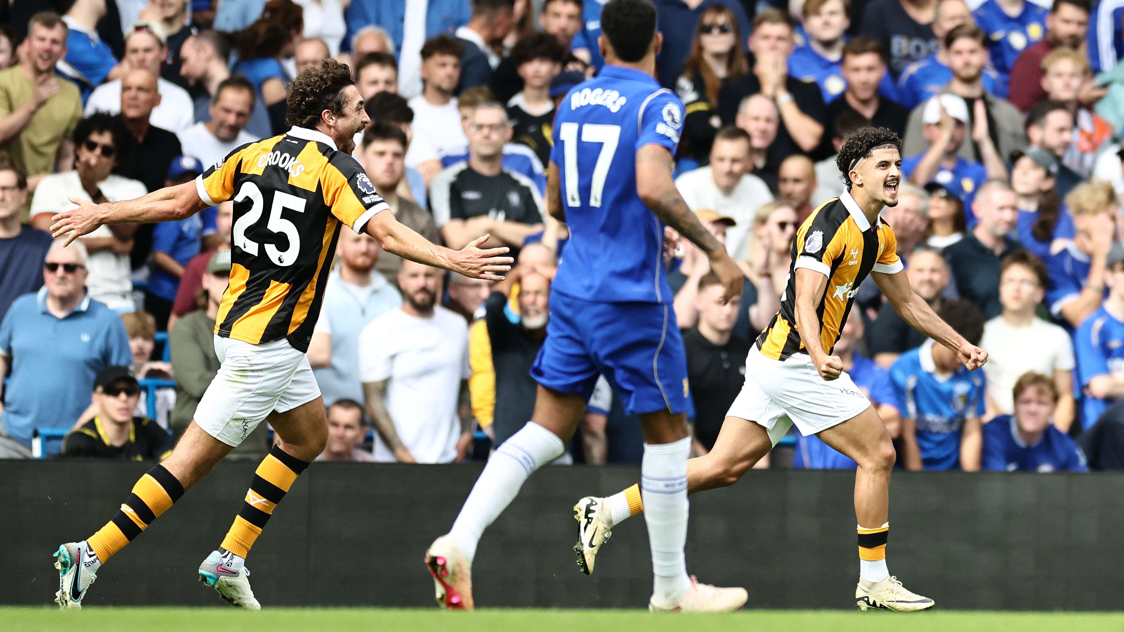 On video: Mohamed Belloumi imposes silence with a brace at Chelsea's home ground  