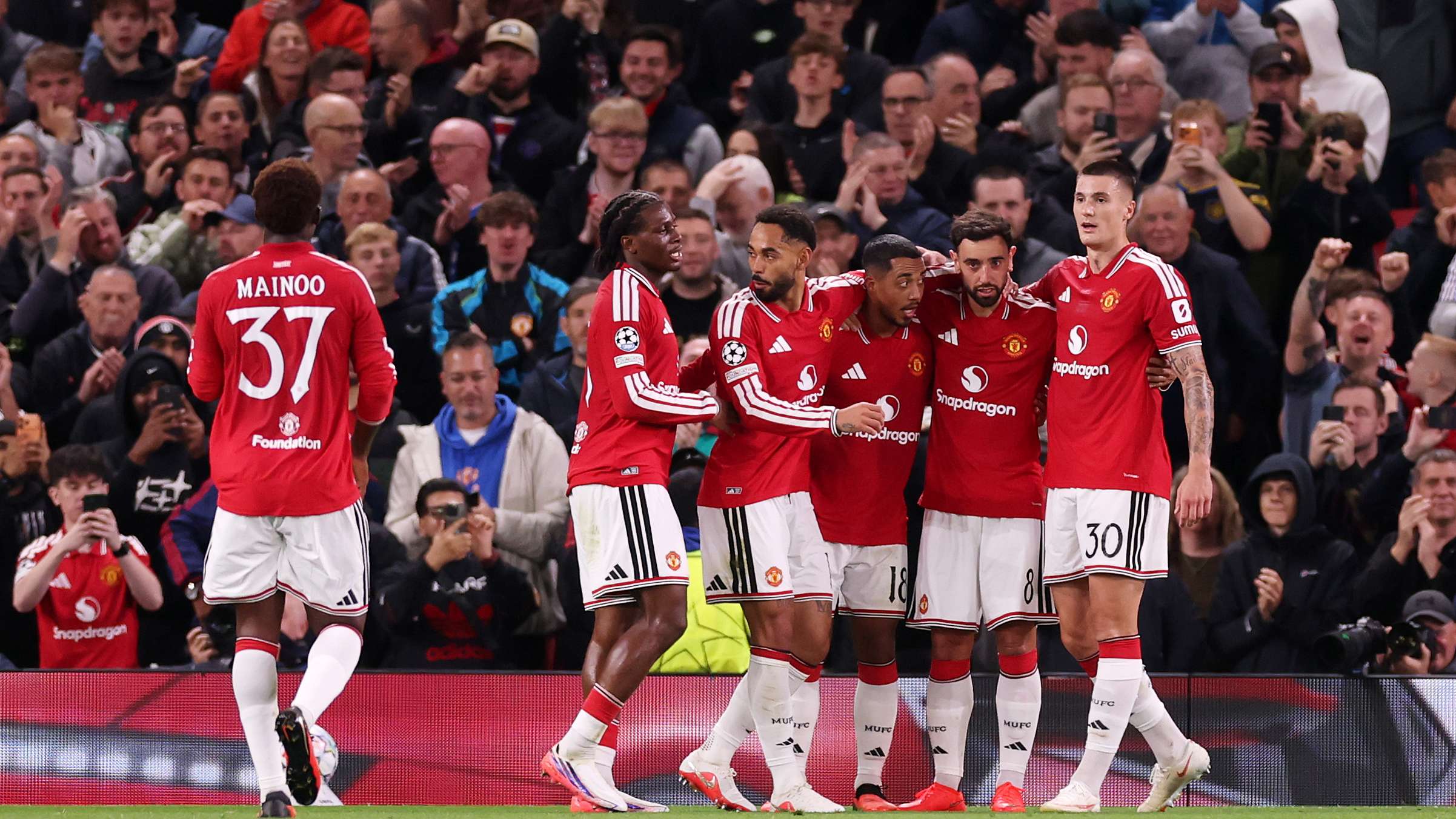 Video: United bring back the immortal Champions League nights to Old Trafford with three goals in one half  