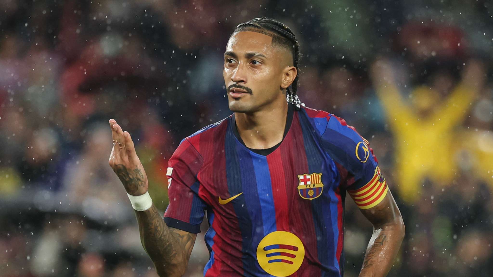 Raphinha equals Messi milestone as Flick's Barcelona shatter club records  