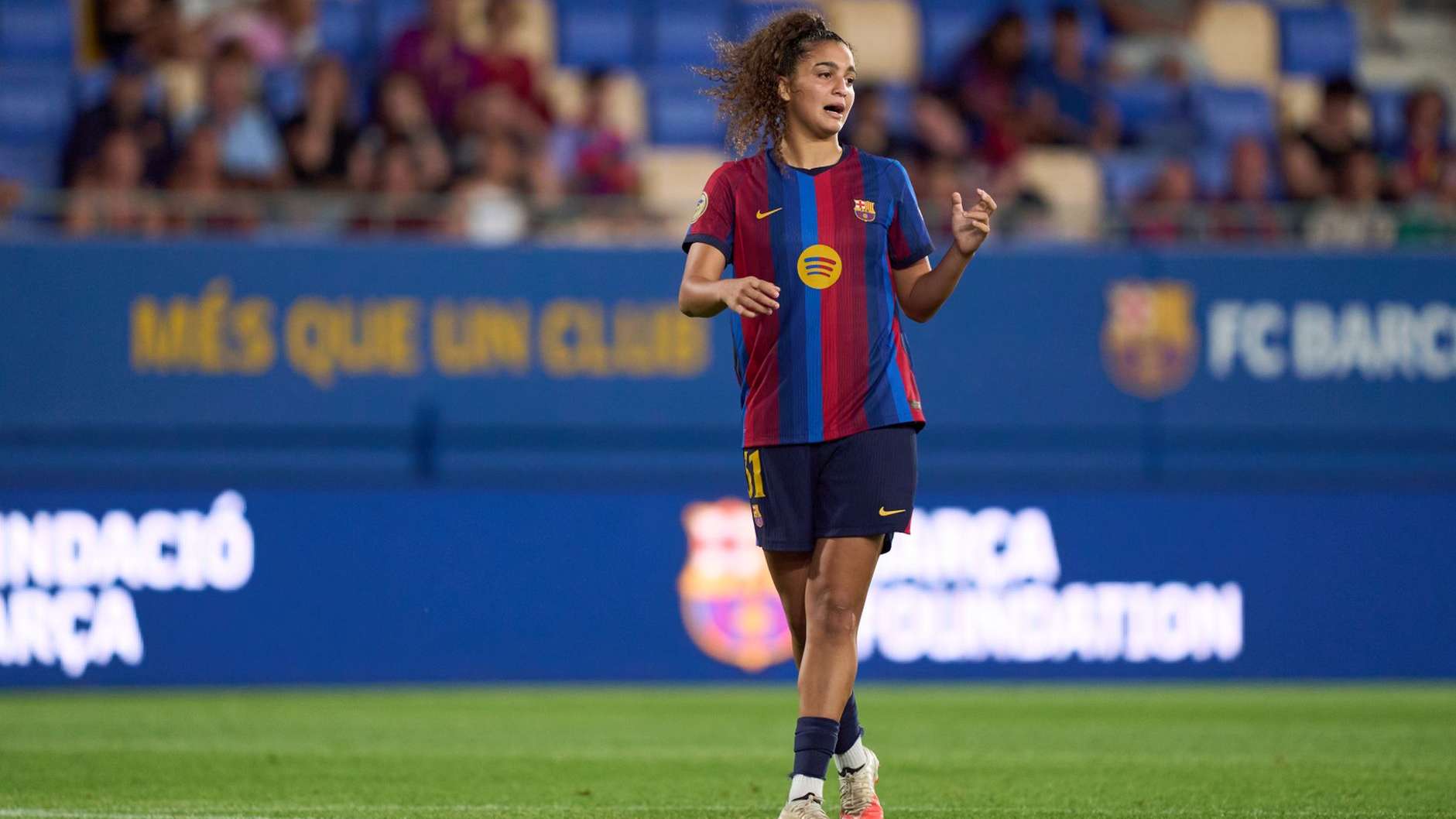 Mayssa Baha, Barcelona’s new star: at 15 she is in the history books  