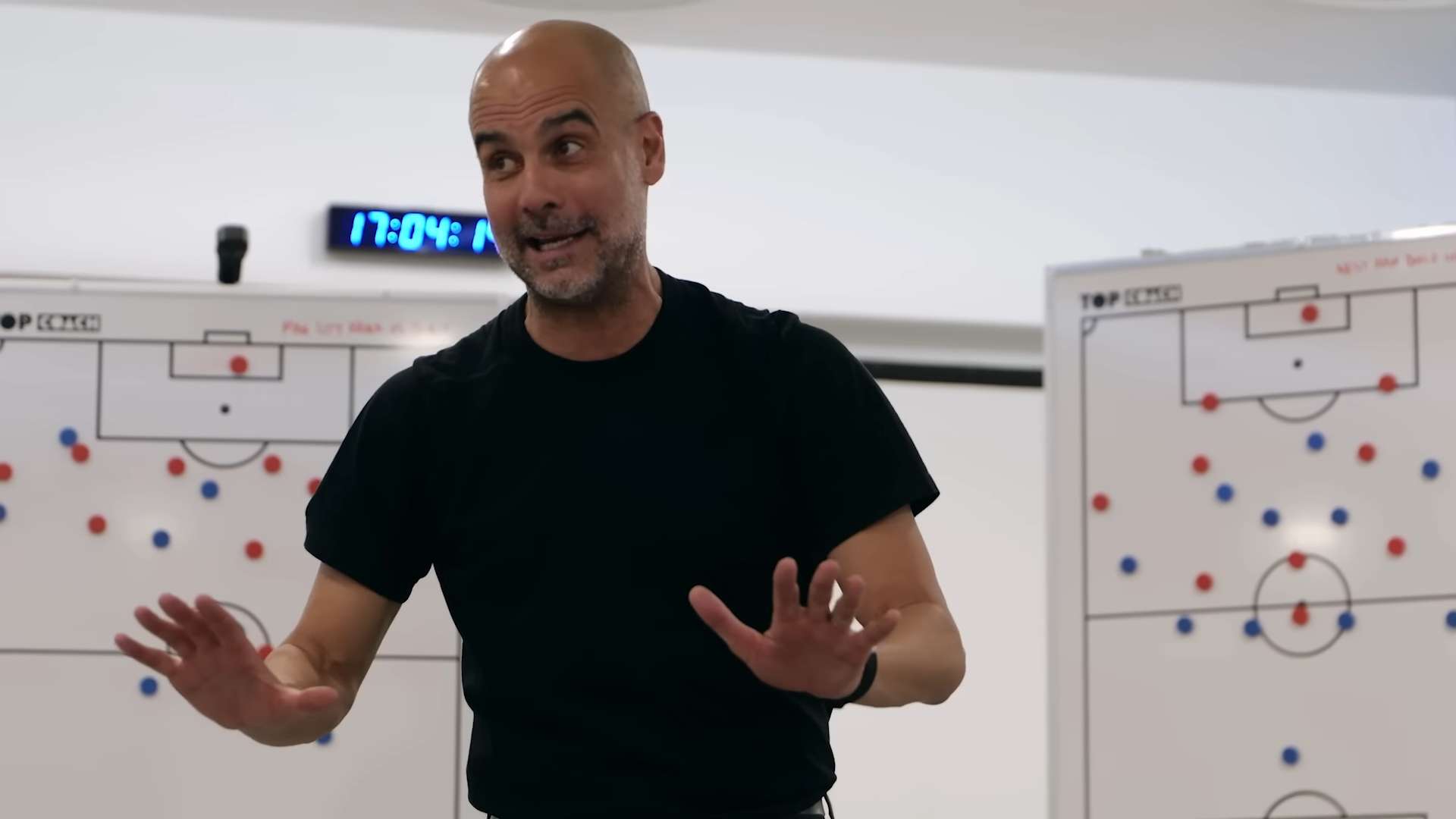 Bizarre scenes: Guardiola humiliates Reijnders in a dressing room full of team-mates  