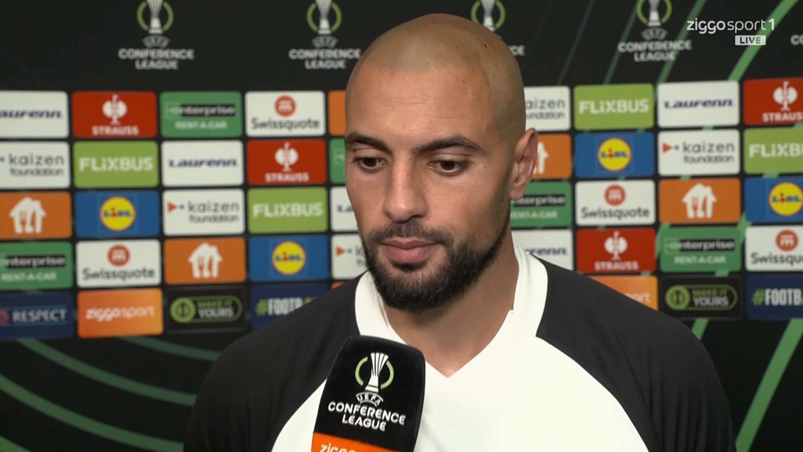 Sofyan Amrabat has a very clear opinion of Jofre Torrents after Hajduk Split v Ajax  
