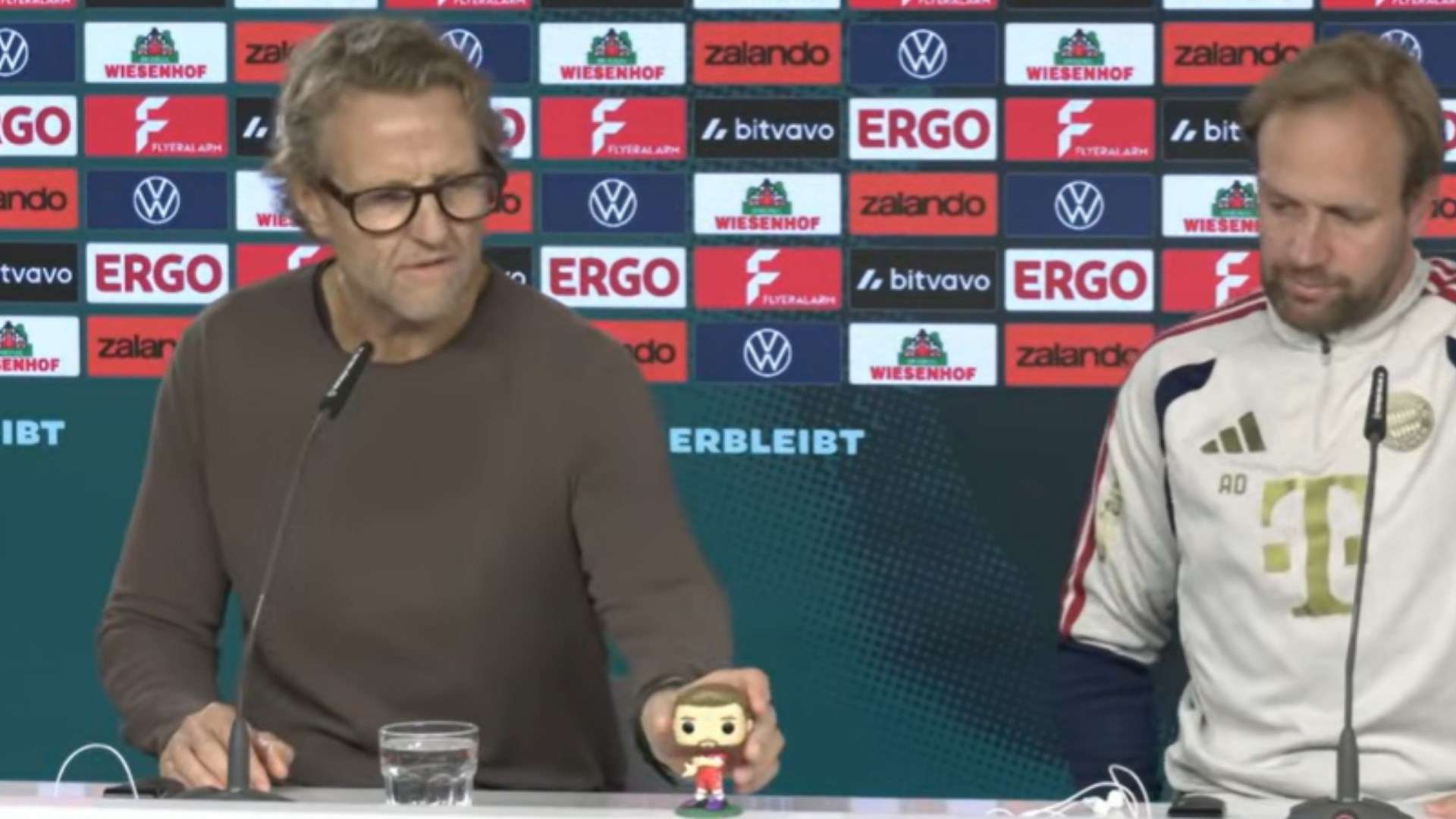 “Harry Kane” as surprise guest at Bayern press conference  