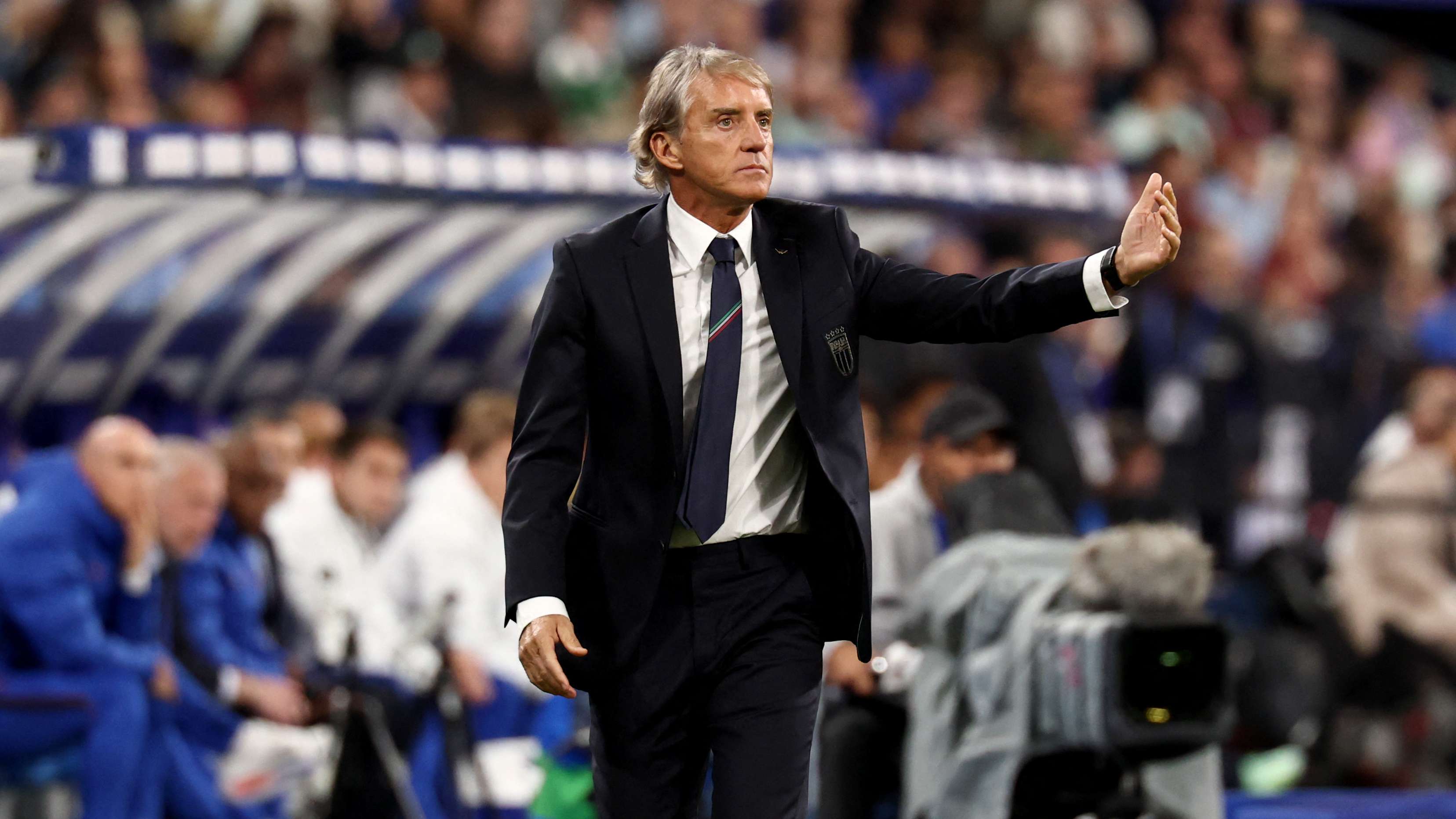 Mancini: "Kean returns home, Scamacca could play"  