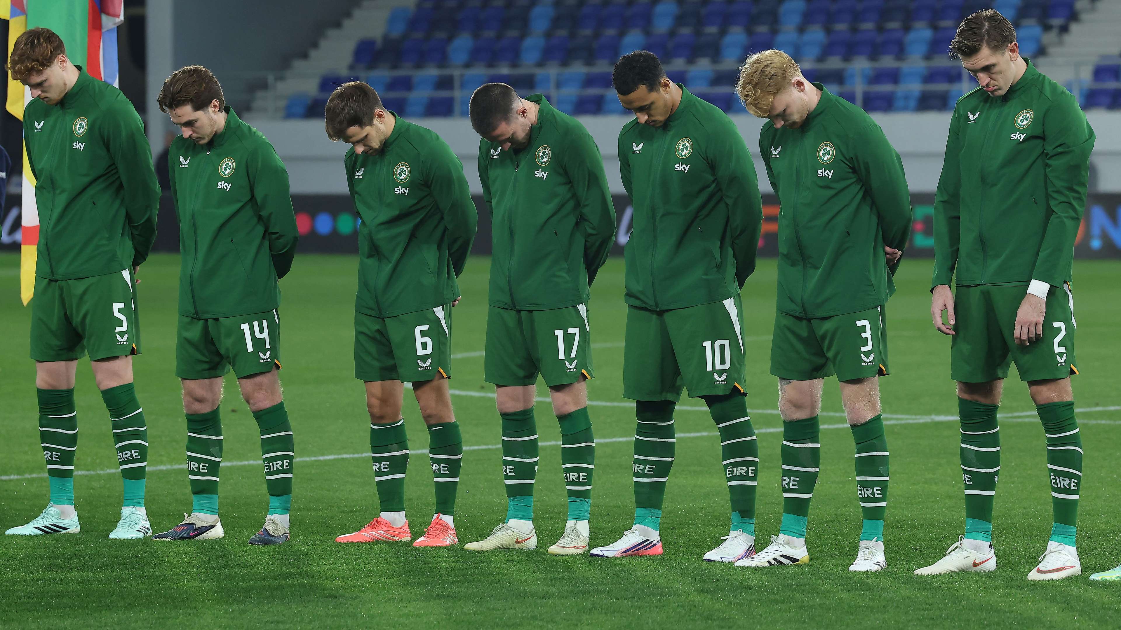 Ireland refuse handshakes and bow heads in 1-1 Israel draw  