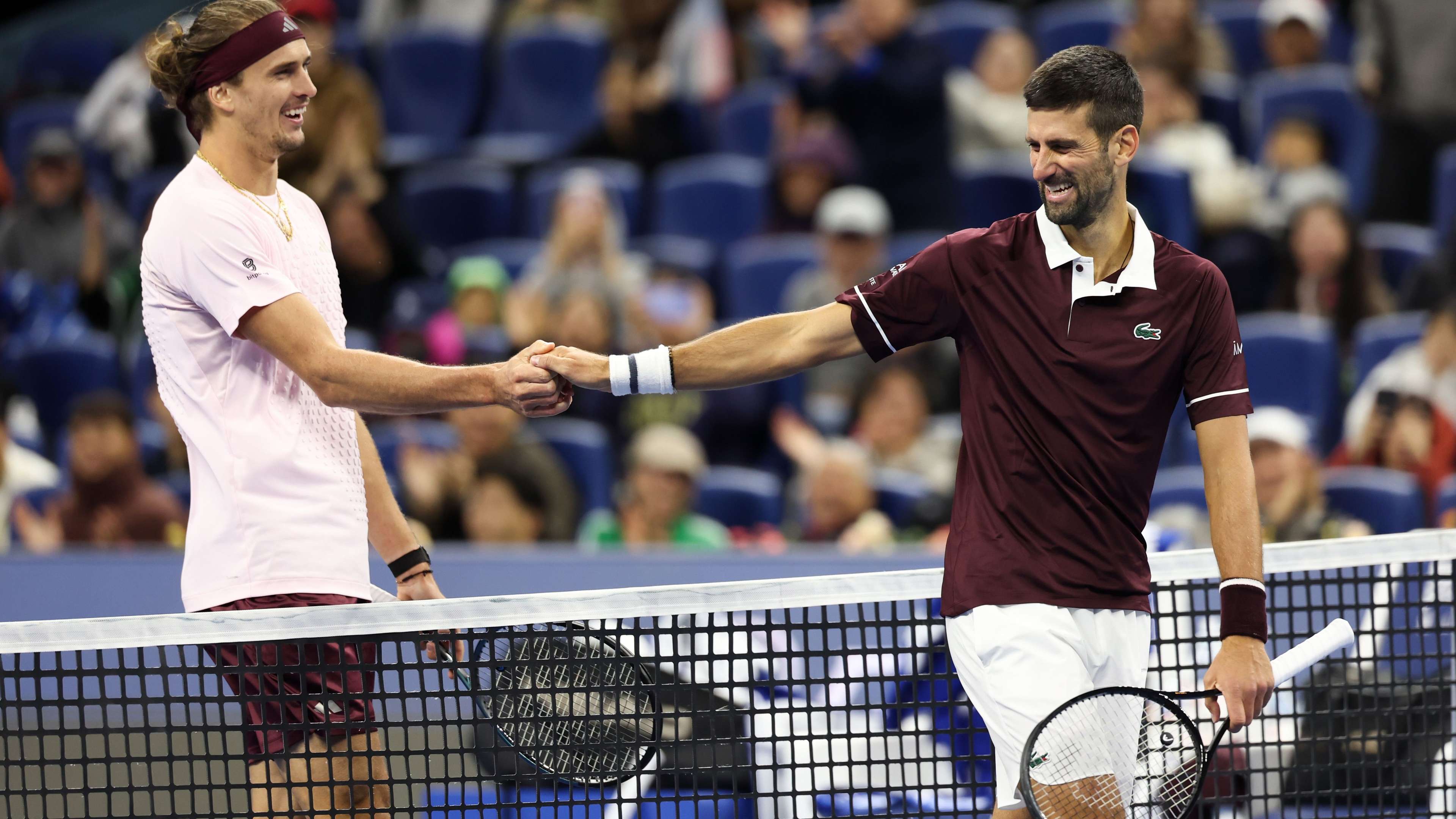 Djokovic explodes to stun Zverev at Beijing tennis tournament  