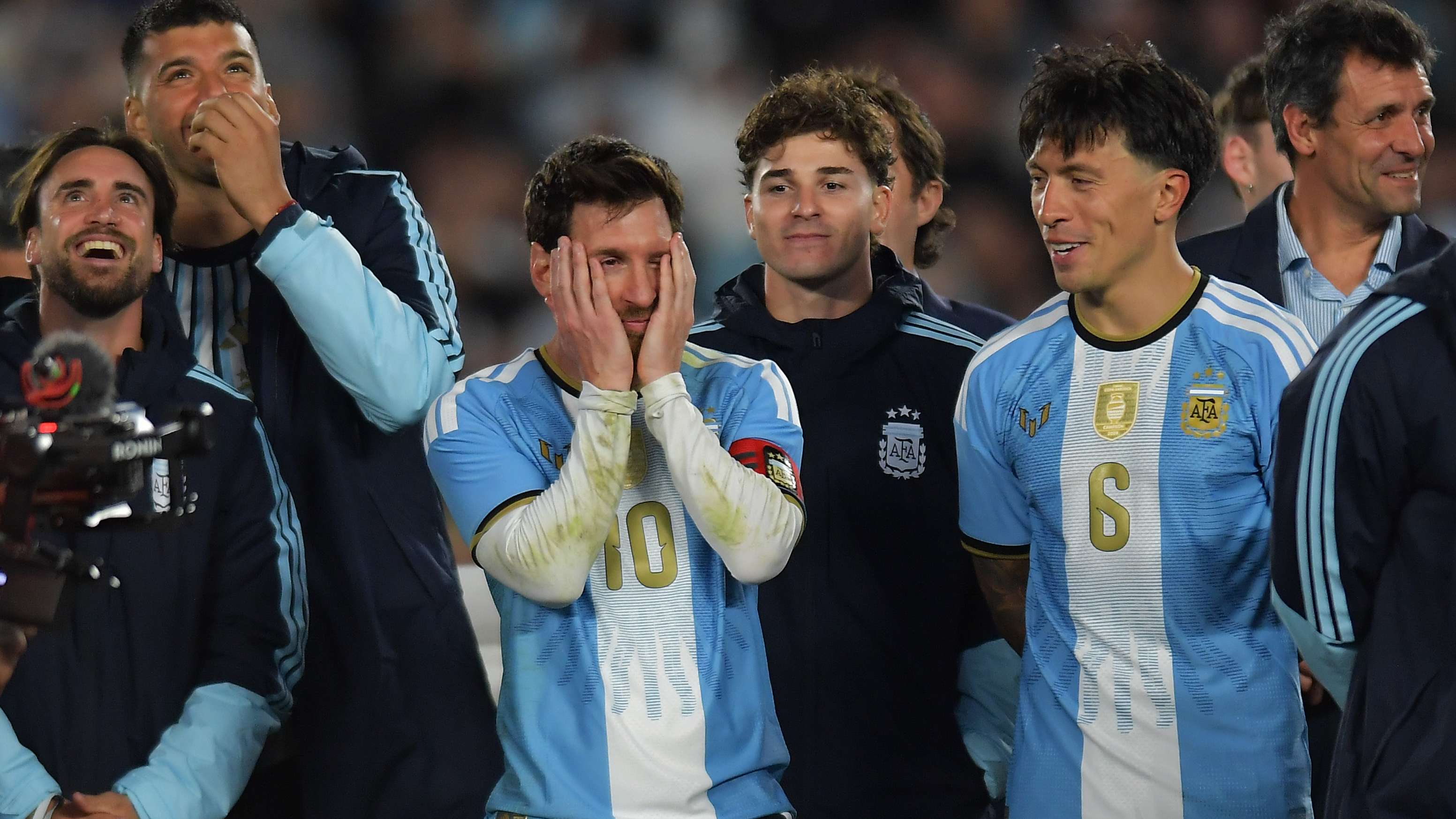 Video: foul language and insults: the president of the Argentine federation a victim at Messi's farewell  