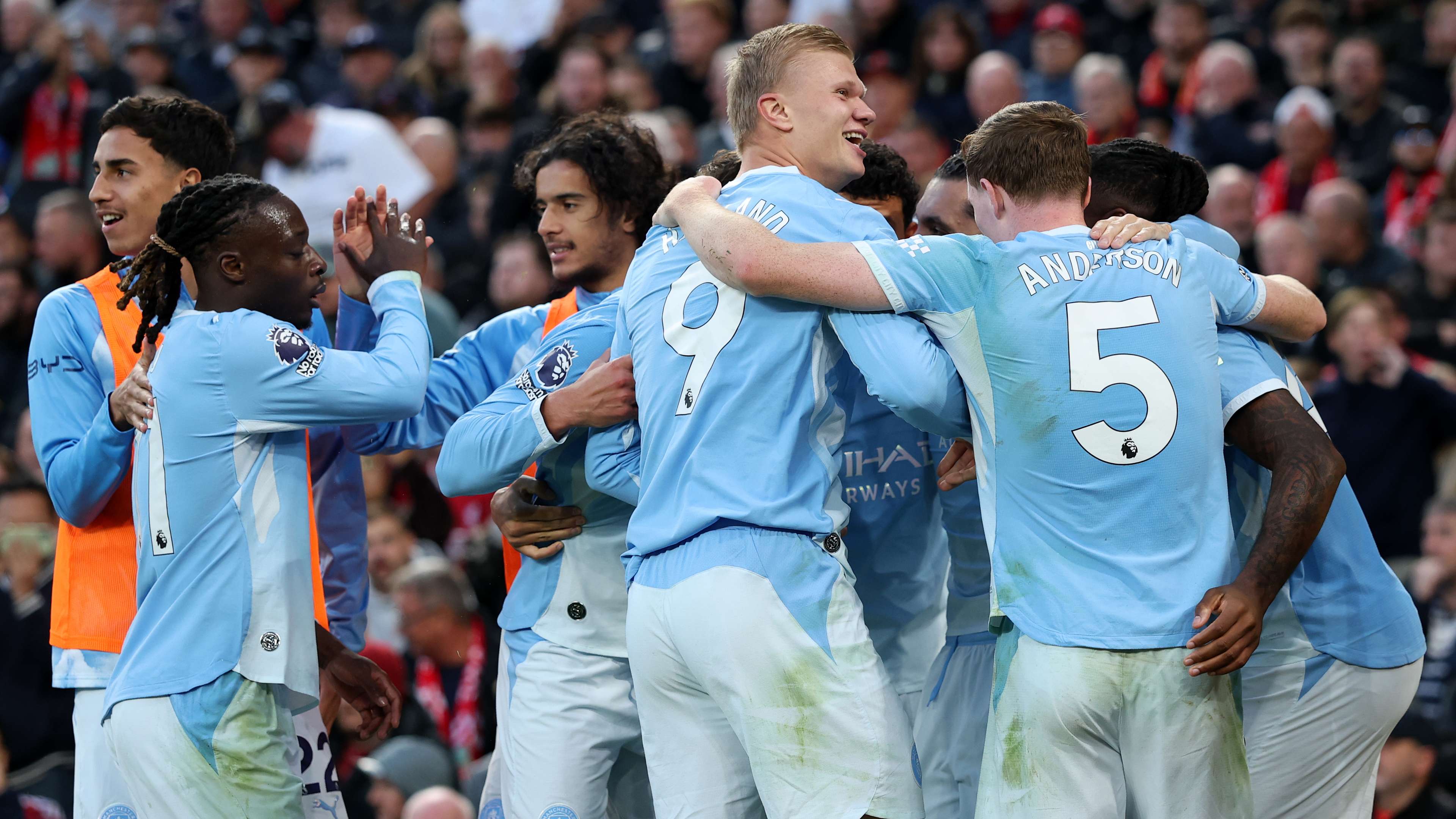 Haaland and Doku strike as Man City punish Liverpool  