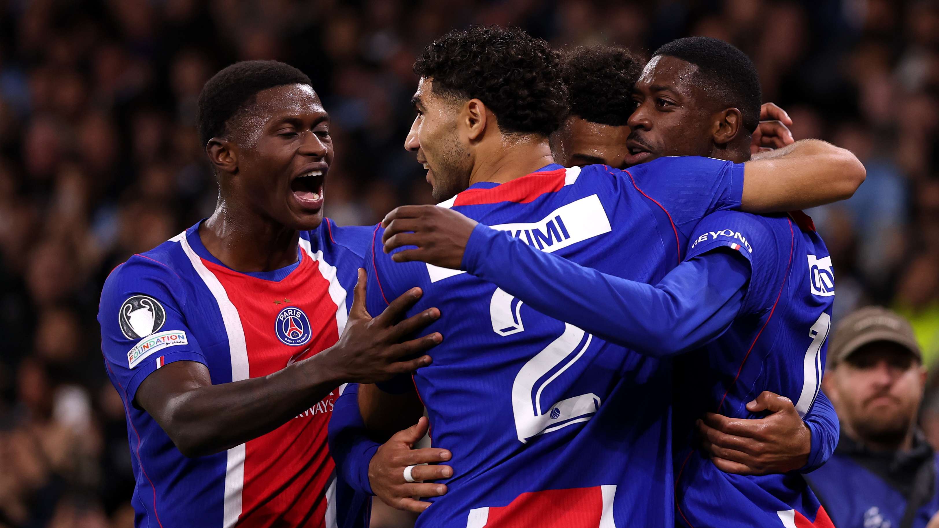 Dembele dazzles as clinical PSG stun City at the Etihad  