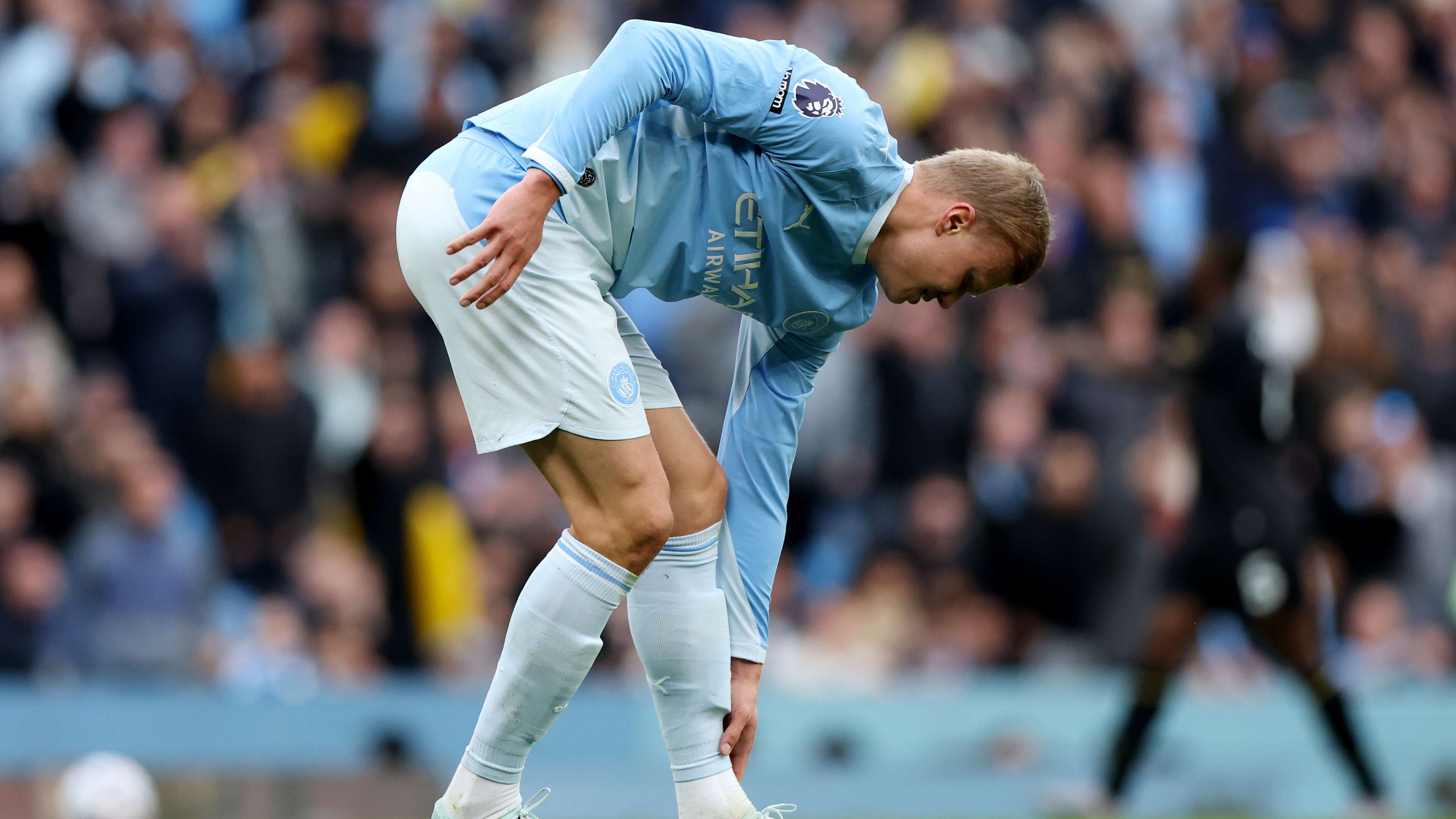 City injury crisis?! Maresca provides WORRYING update as Haaland limps off  