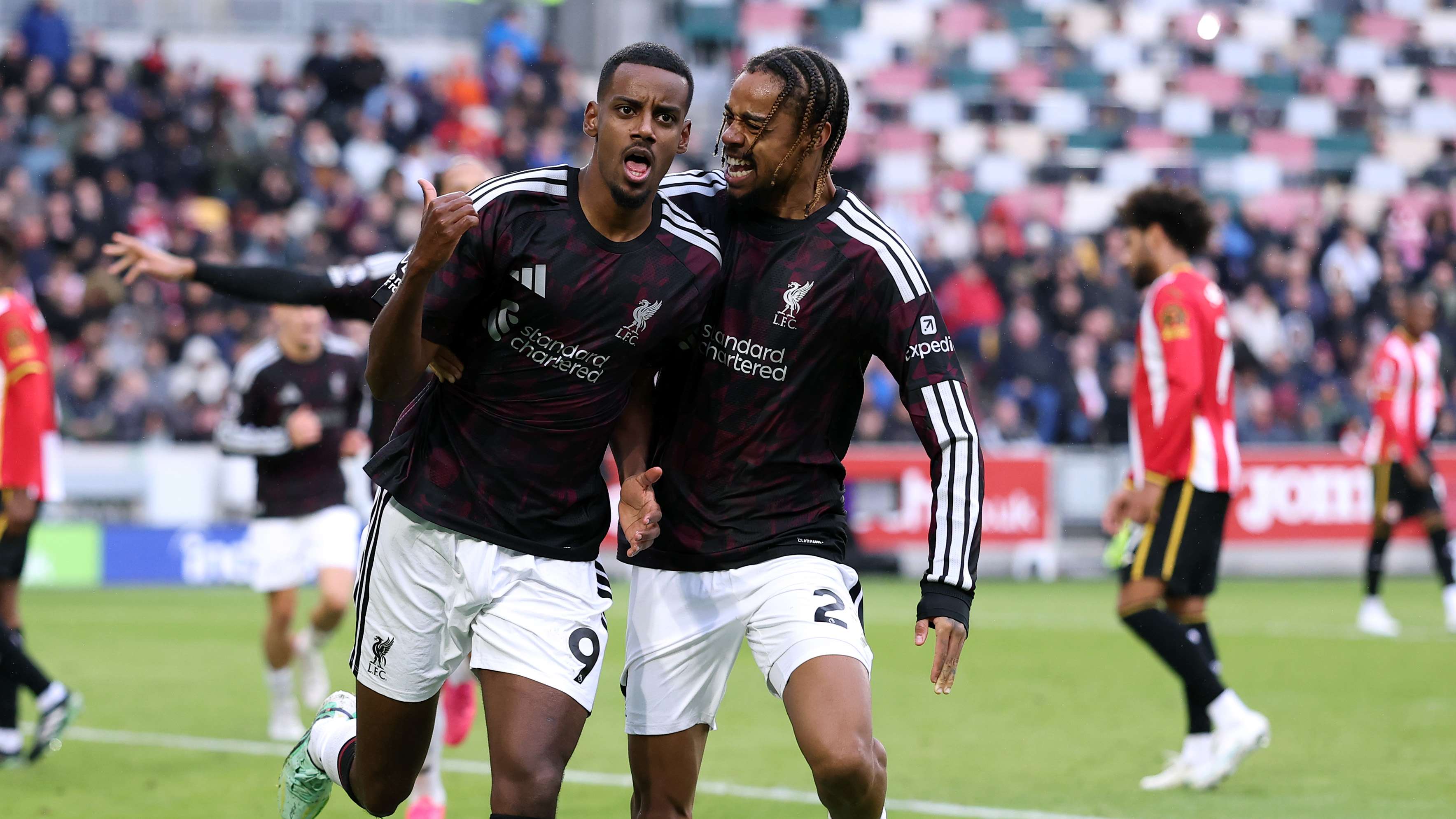 Isak strikes on return to complete Reds turnaround at Brentford  