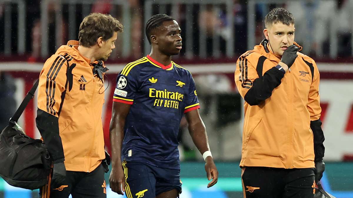"It's not good news": Arteta heightens concerns over Saka's injury against Bayern Munich  