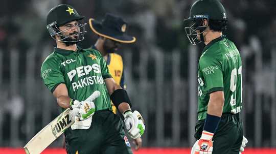 Sahibzada Farhan, Maaz Sadaqat fifties secure 1-0 lead for Pakistan  