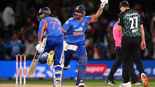 Tilak scripts stunning turnaround as India go 2-0 up  